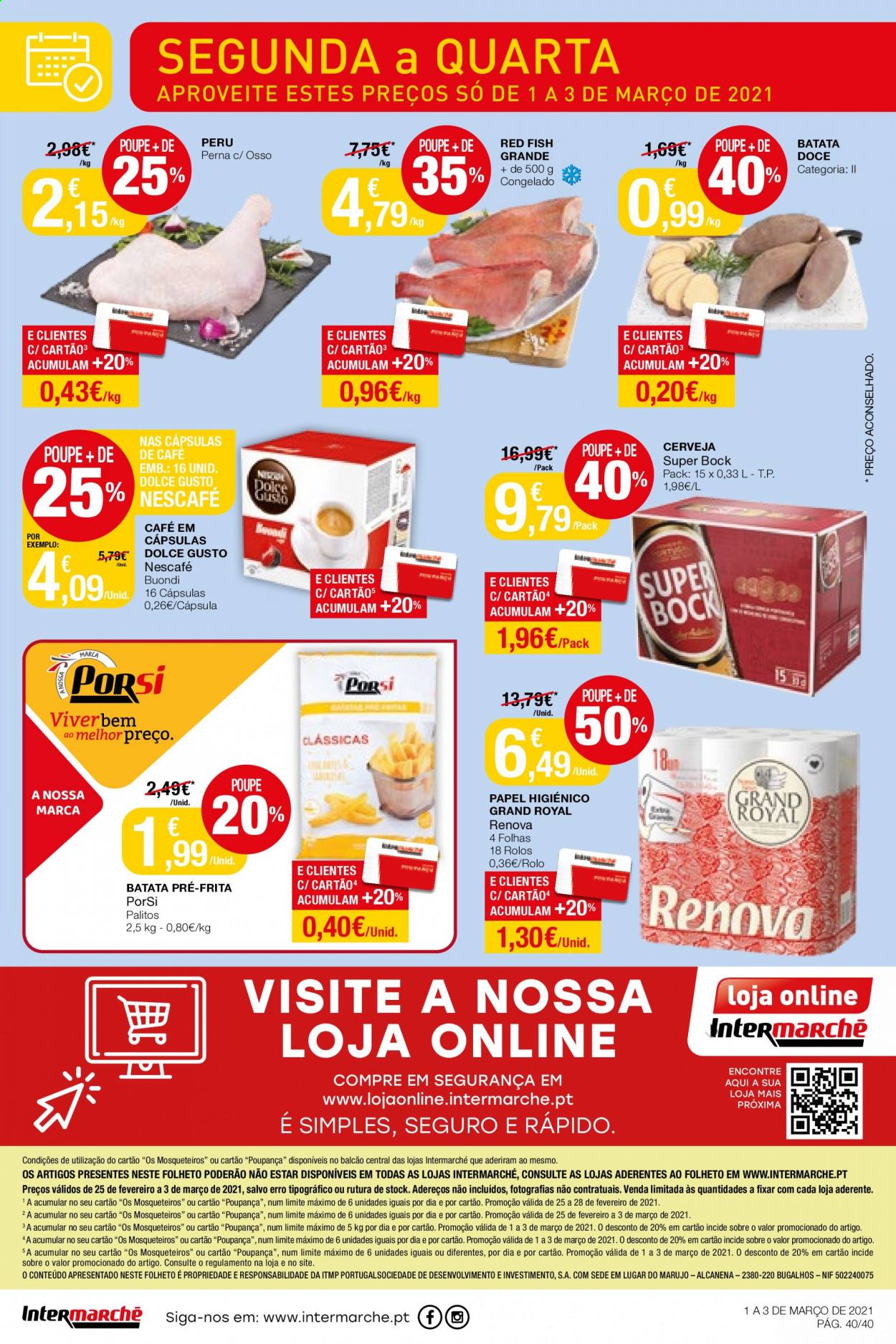 Folheto Intermarché - 25.2.2021 - 3.3.2021. Página 40