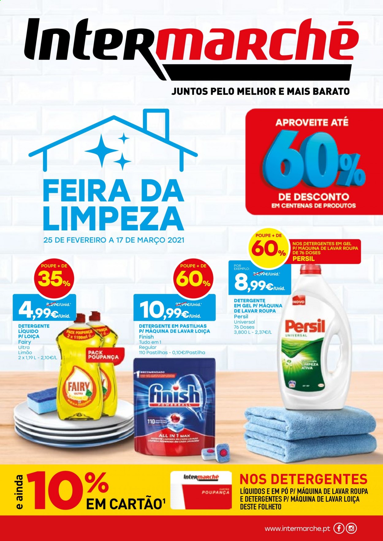 Folheto Intermarché - 25.2.2021 - 17.3.2021. Página 1