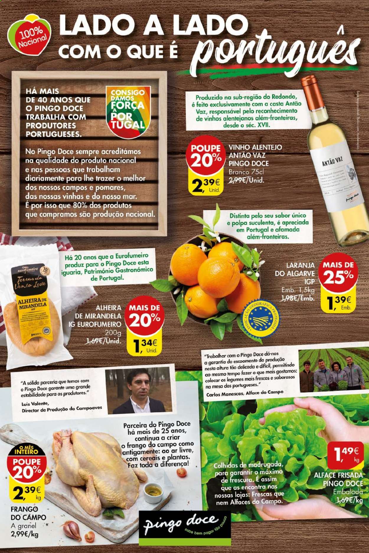 thumbnail - Folheto Pingo Doce - 2.3.2021 - 8.3.2021 - Produtos em promoção - alface, legumes, frango, vinho, mesa. Página 48.