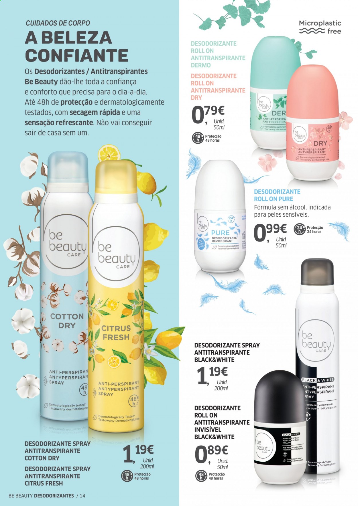 thumbnail - Folheto Pingo Doce - Produtos em promoção - desodorante, antitranspirante. Página 14.