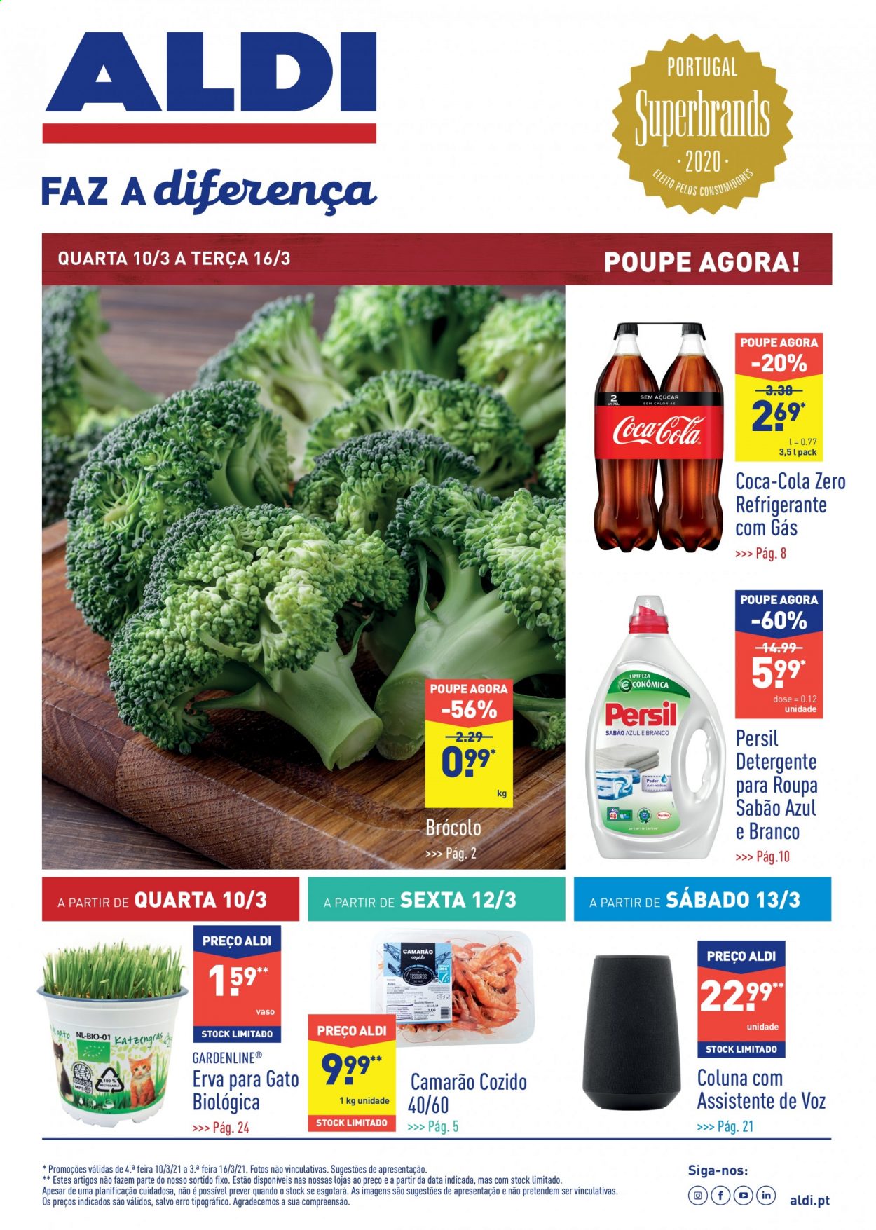 Folheto Aldi - 10.3.2021 - 16.3.2021. Página 1