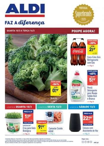 Folheto Aldi - 10.3.2021 - 16.3.2021.