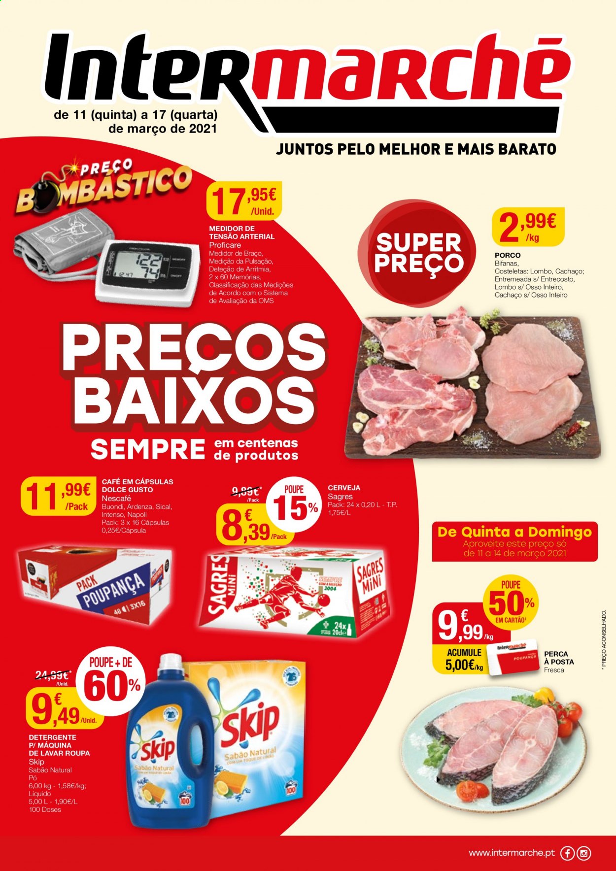 Folheto Intermarché - 11.3.2021 - 17.3.2021. Página 1