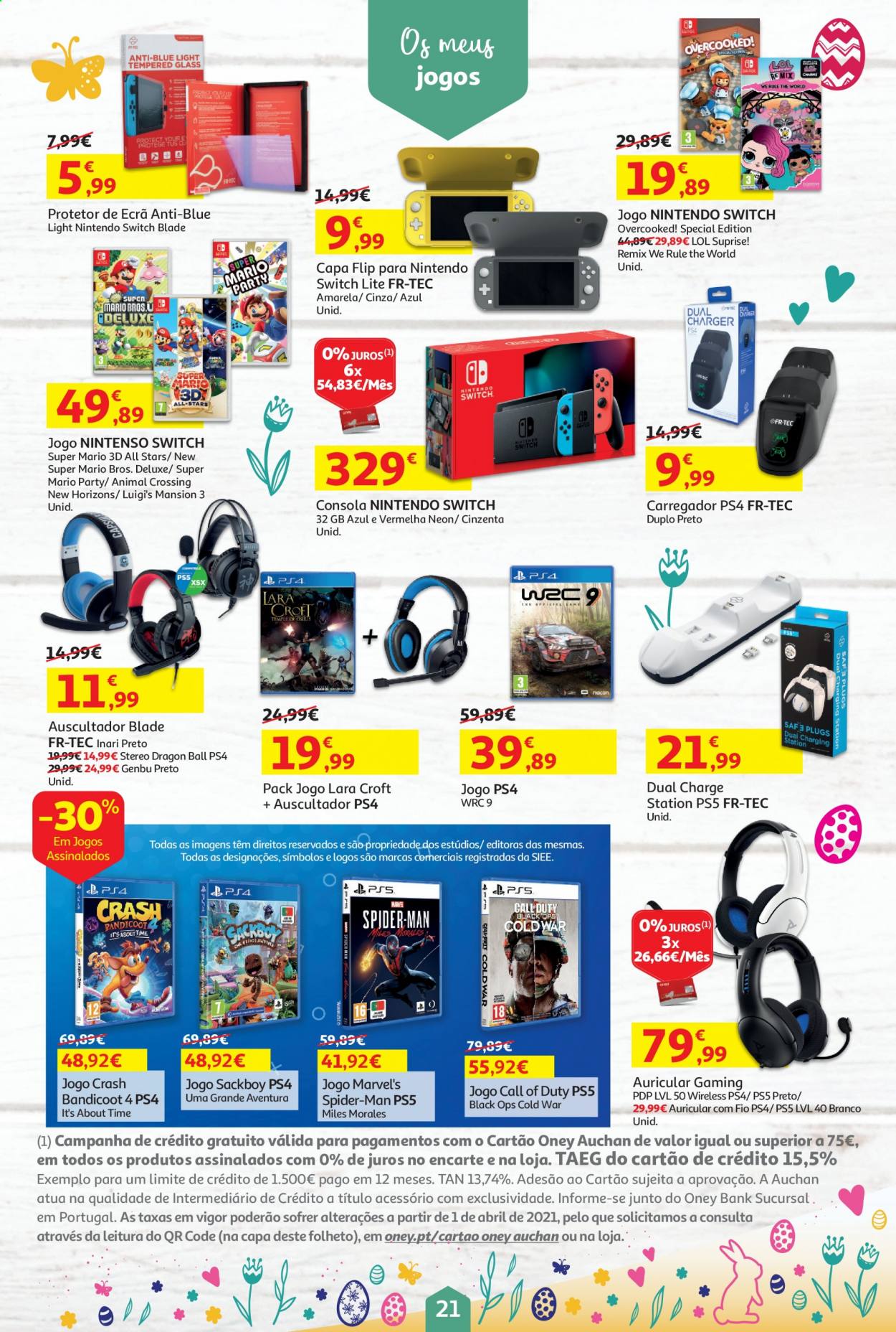 Folheto Auchan - 17.3.2021 - 4.4.2021. Página 21