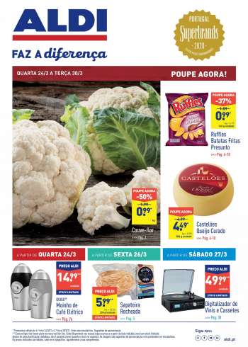 Folheto Aldi - 24.3.2021 - 30.3.2021.