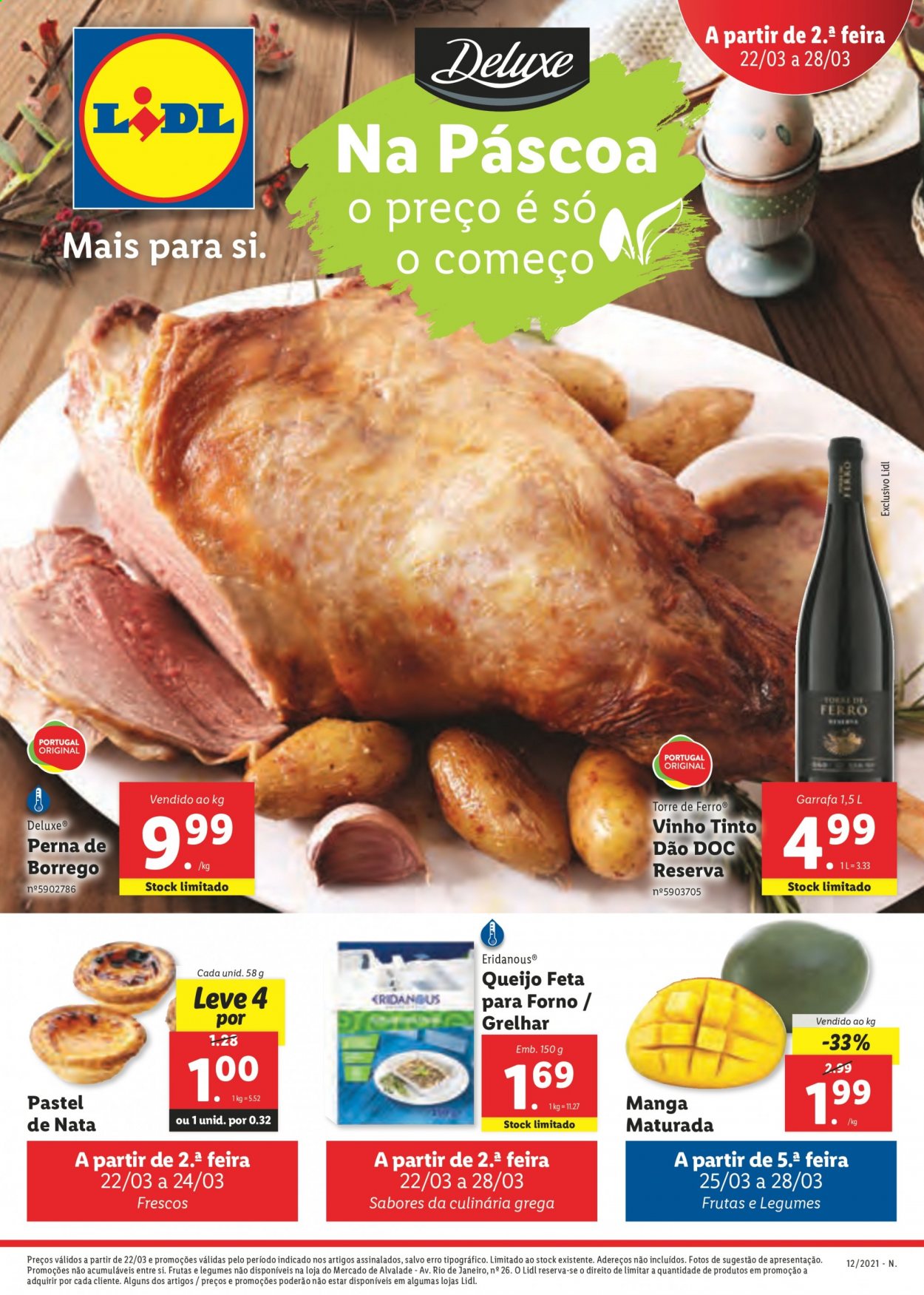 Folheto Lidl - 22.3.2021 - 28.3.2021. Página 1