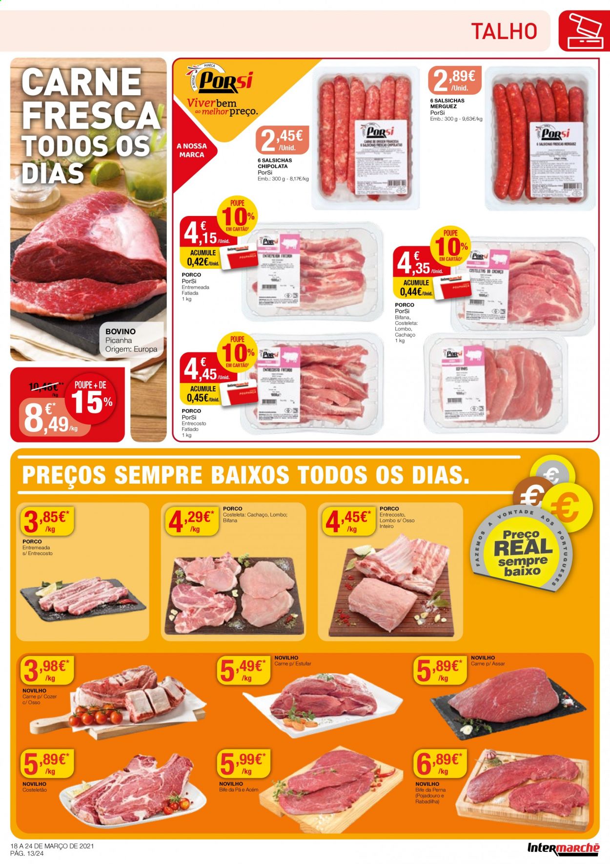Folheto Intermarché - 18.3.2021 - 24.3.2021. Página 13