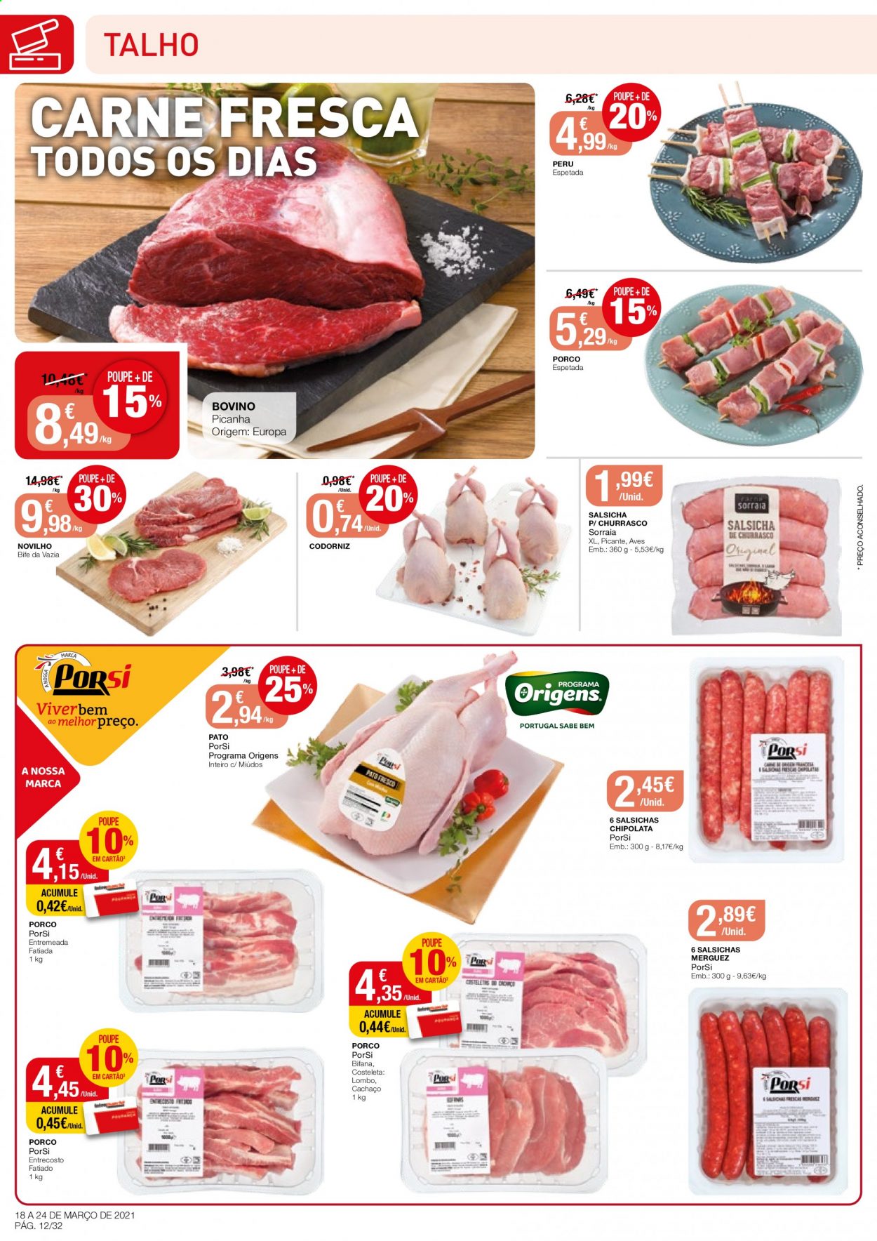 Folheto Intermarché - 18.3.2021 - 24.3.2021. Página 12