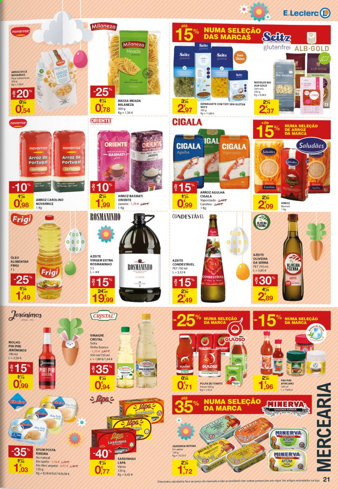 Folheto E.Leclerc - 25.3.2021 - 4.4.2021. Página 21