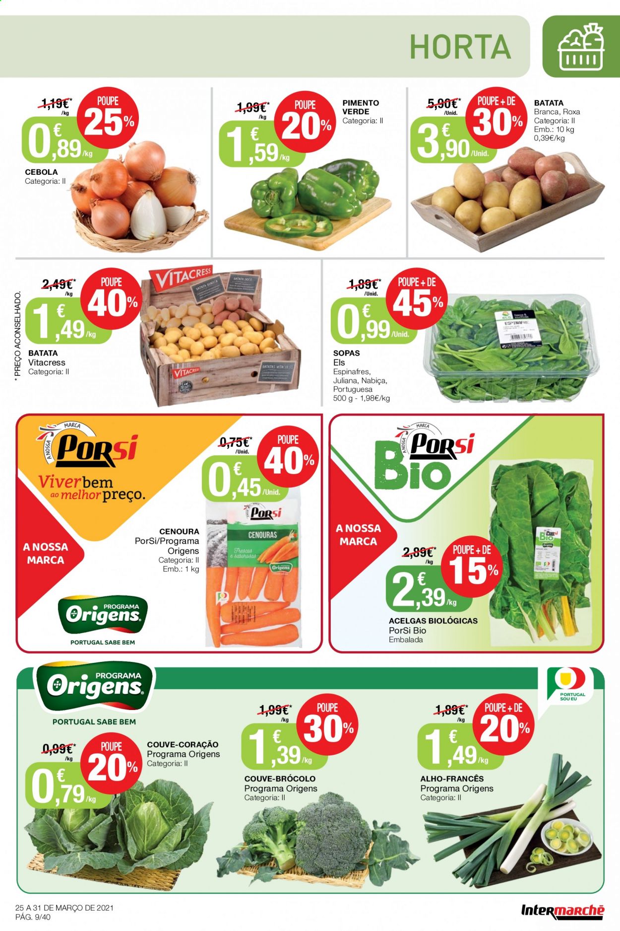 Folheto Intermarché - 25.3.2021 - 31.3.2021. Página 9