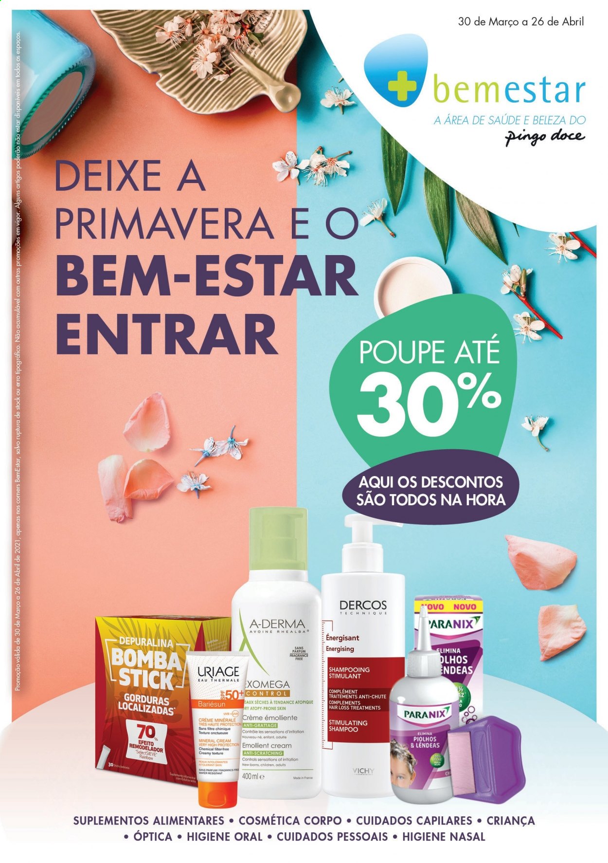 Folheto Pingo Doce - 30.3.2021 - 26.4.2021. Página 1