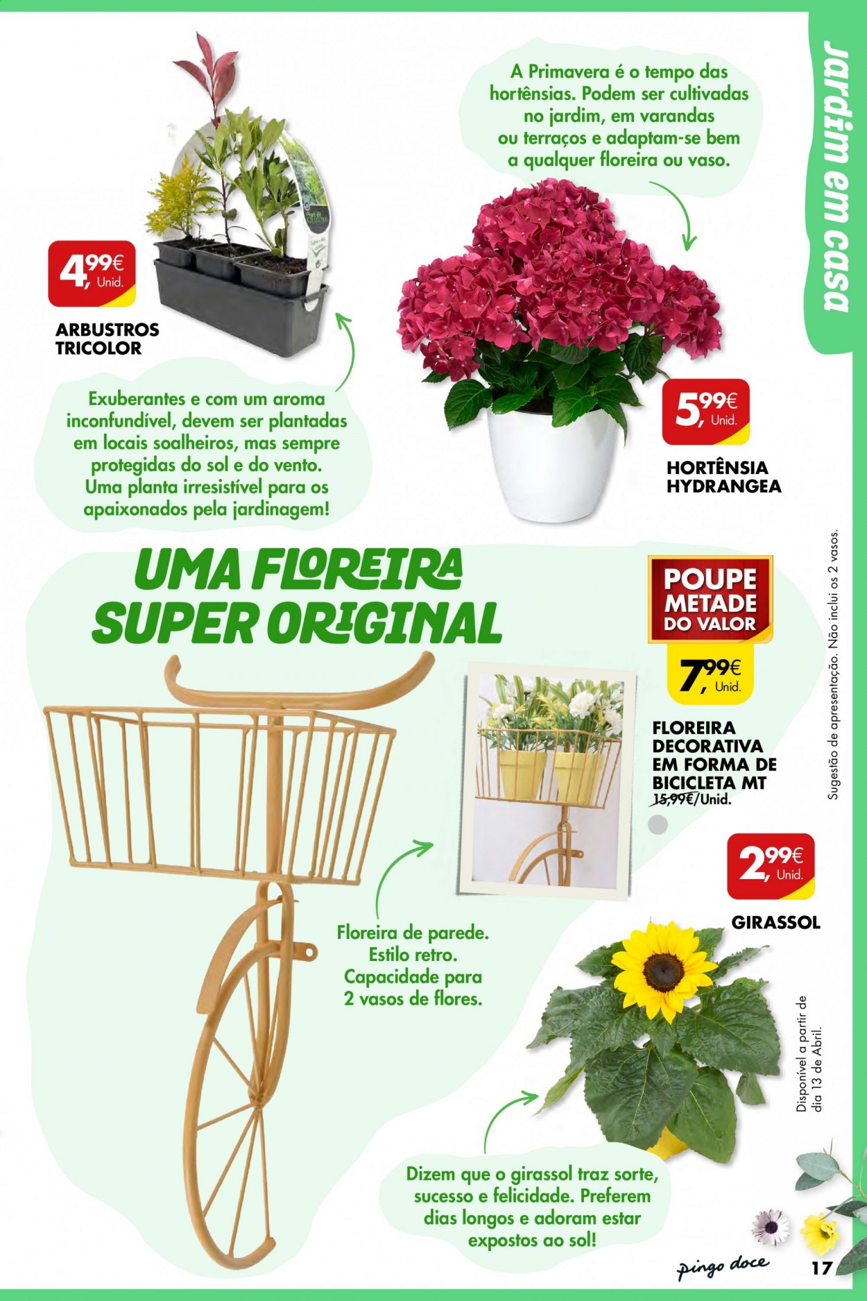 thumbnail - Folheto Pingo Doce - 6.4.2021 - 3.5.2021 - Produtos em promoção - vaso. Página 17.