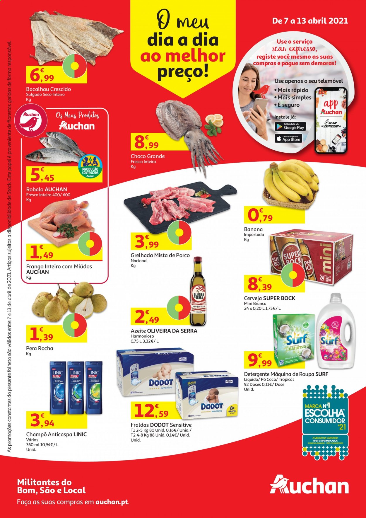 Folheto Auchan - 7.4.2021 - 13.4.2021. Página 1