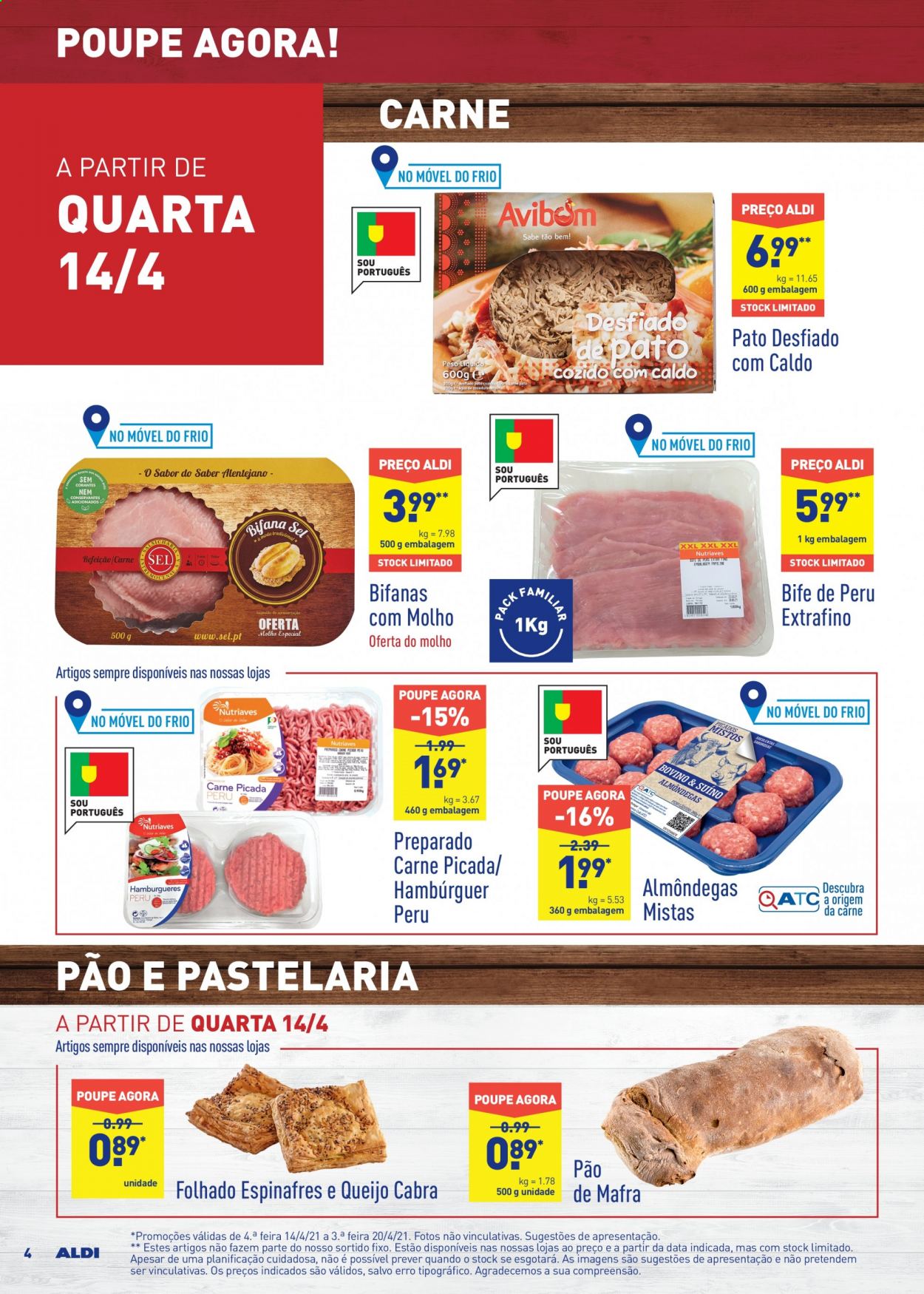 Folheto Aldi - 14.4.2021 - 20.4.2021. Página 4