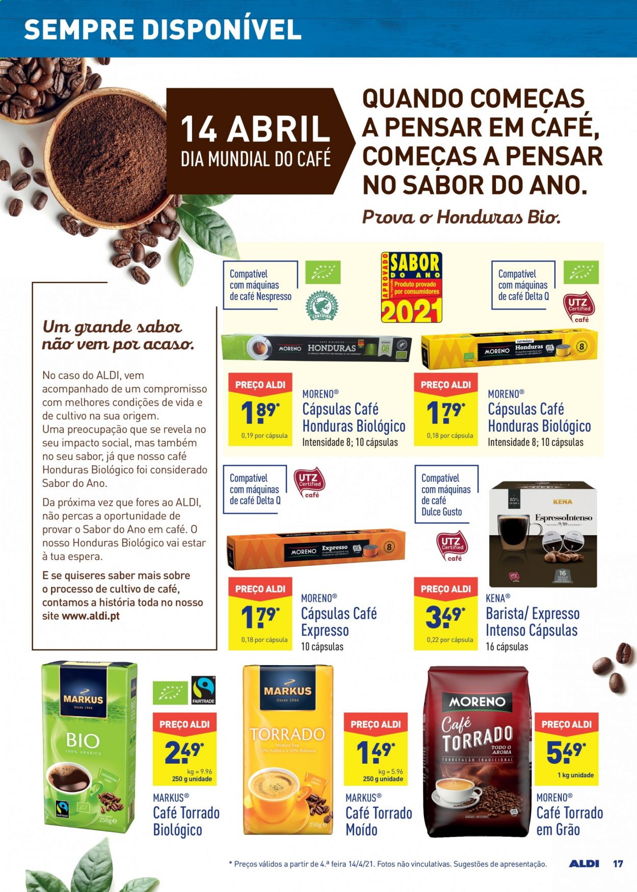 Folheto Aldi - 14.4.2021 - 20.4.2021. Página 17
