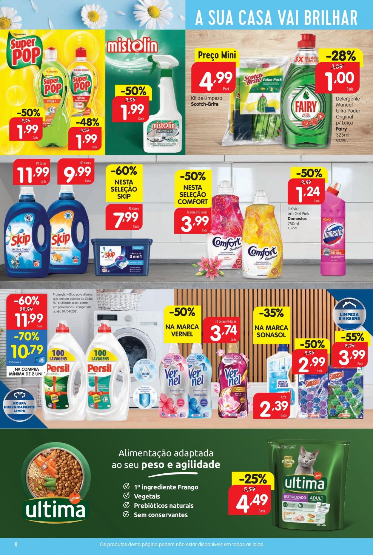 thumbnail - Folheto Minipreço - 8.4.2021 - 5.5.2021 - Produtos em promoção - detergente. Página 8.