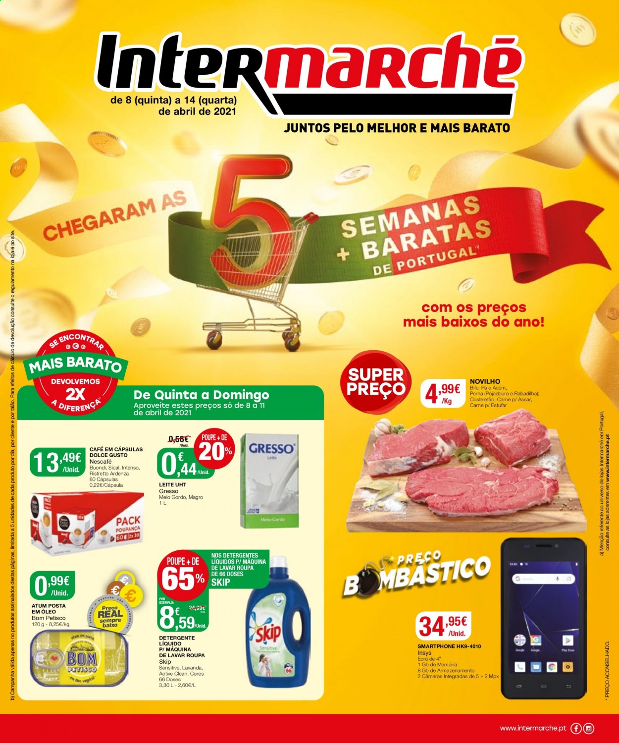 Folheto Intermarché - 8.4.2021 - 14.4.2021. Página 1