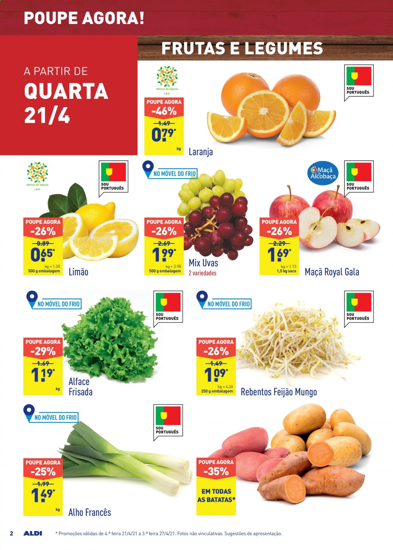 Folheto Aldi - 21.4.2021 - 27.4.2021. Página 2