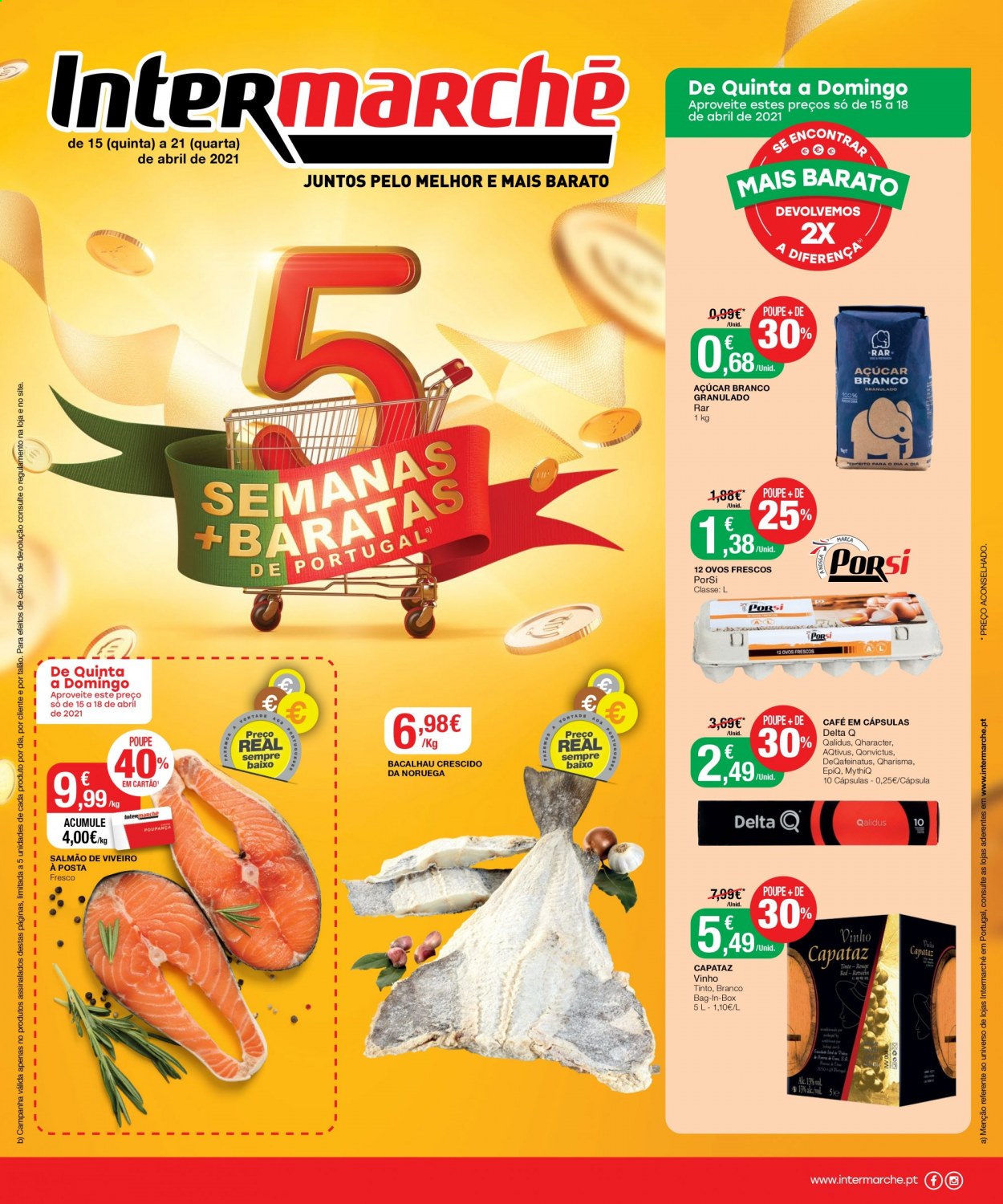 Folheto Intermarché - 15.4.2021 - 21.4.2021. Página 1