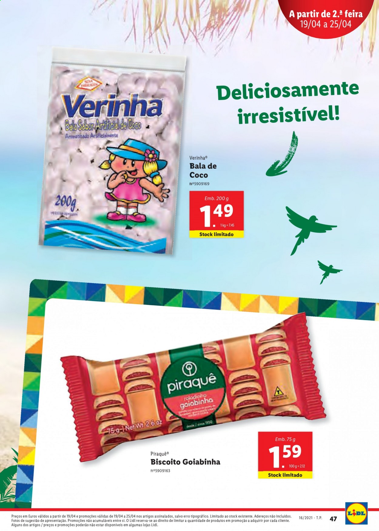 Folheto Lidl - 19.4.2021 - 25.4.2021. Página 47