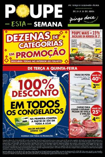 Folheto Pingo Doce - 20.4.2021 - 26.4.2021.
