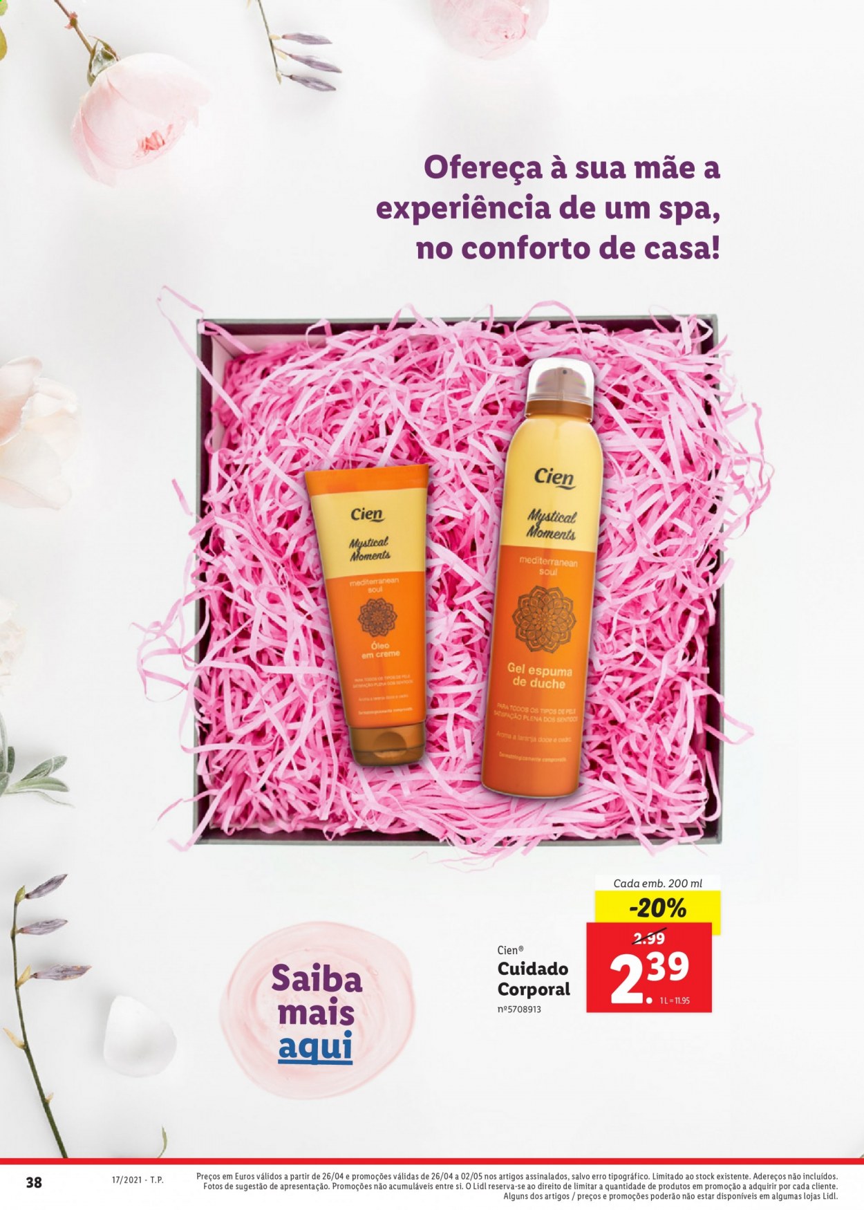 Folheto Lidl - 26.4.2021 - 2.5.2021. Página 38