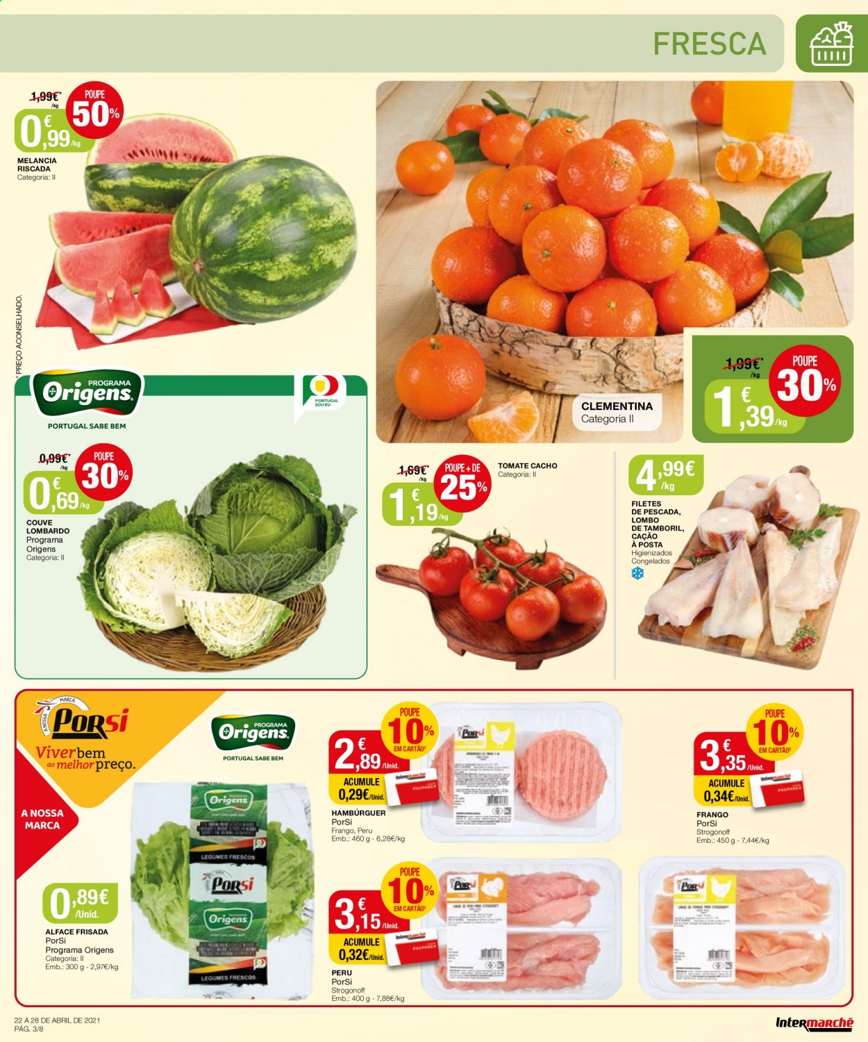 Folheto Intermarché - 22.4.2021 - 28.4.2021. Página 3