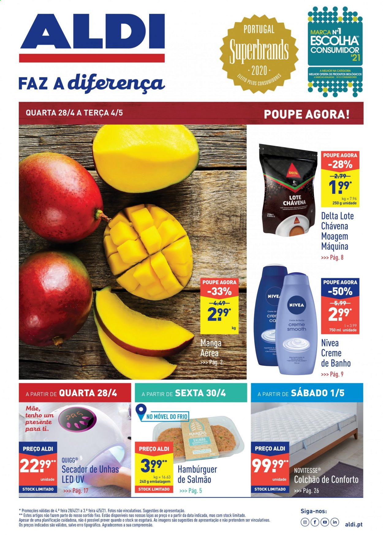 Folheto Aldi - 28.4.2021 - 4.5.2021. Página 1