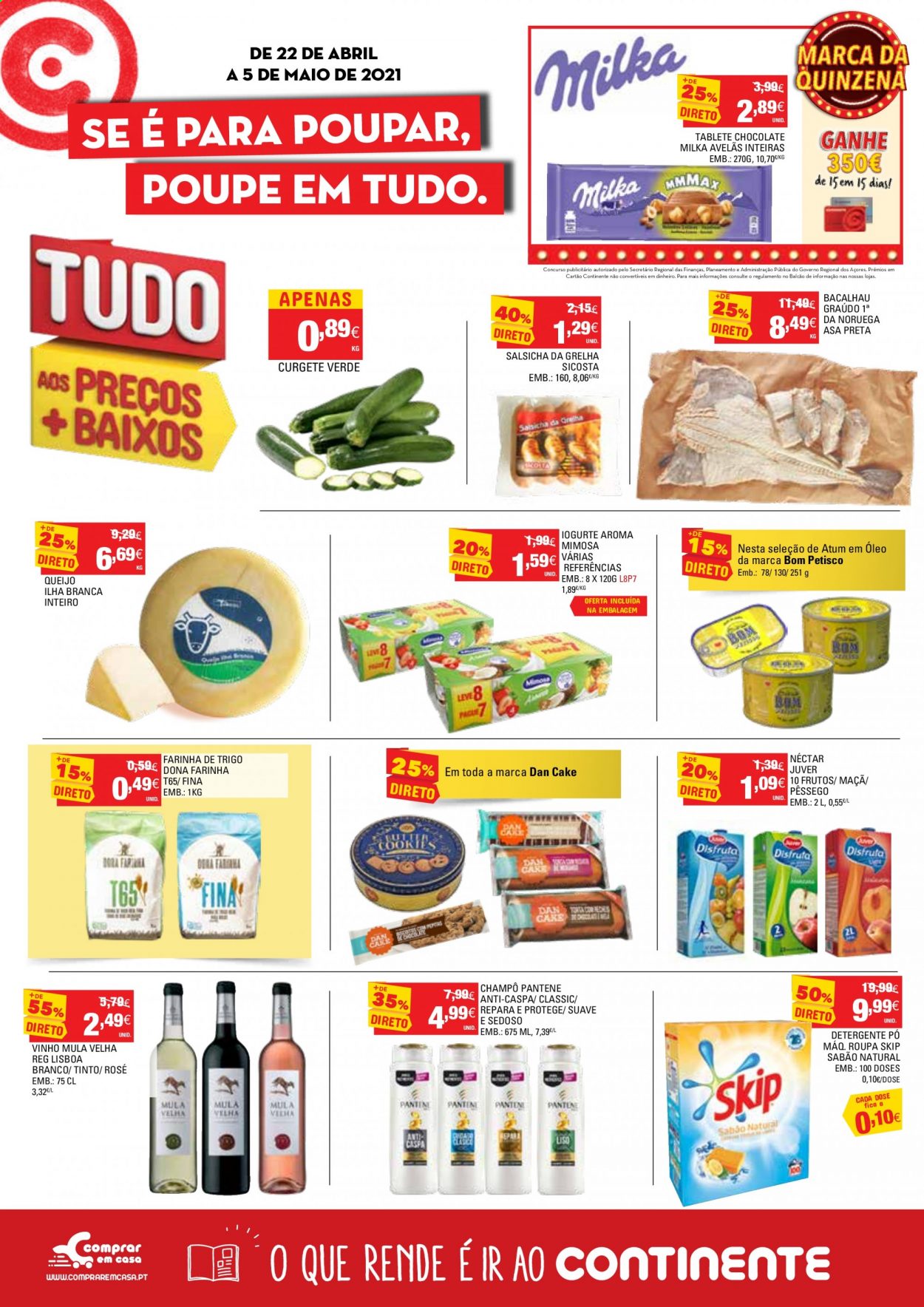 Folheto Continente Modelo - 22.4.2021 - 5.5.2021. Página 1
