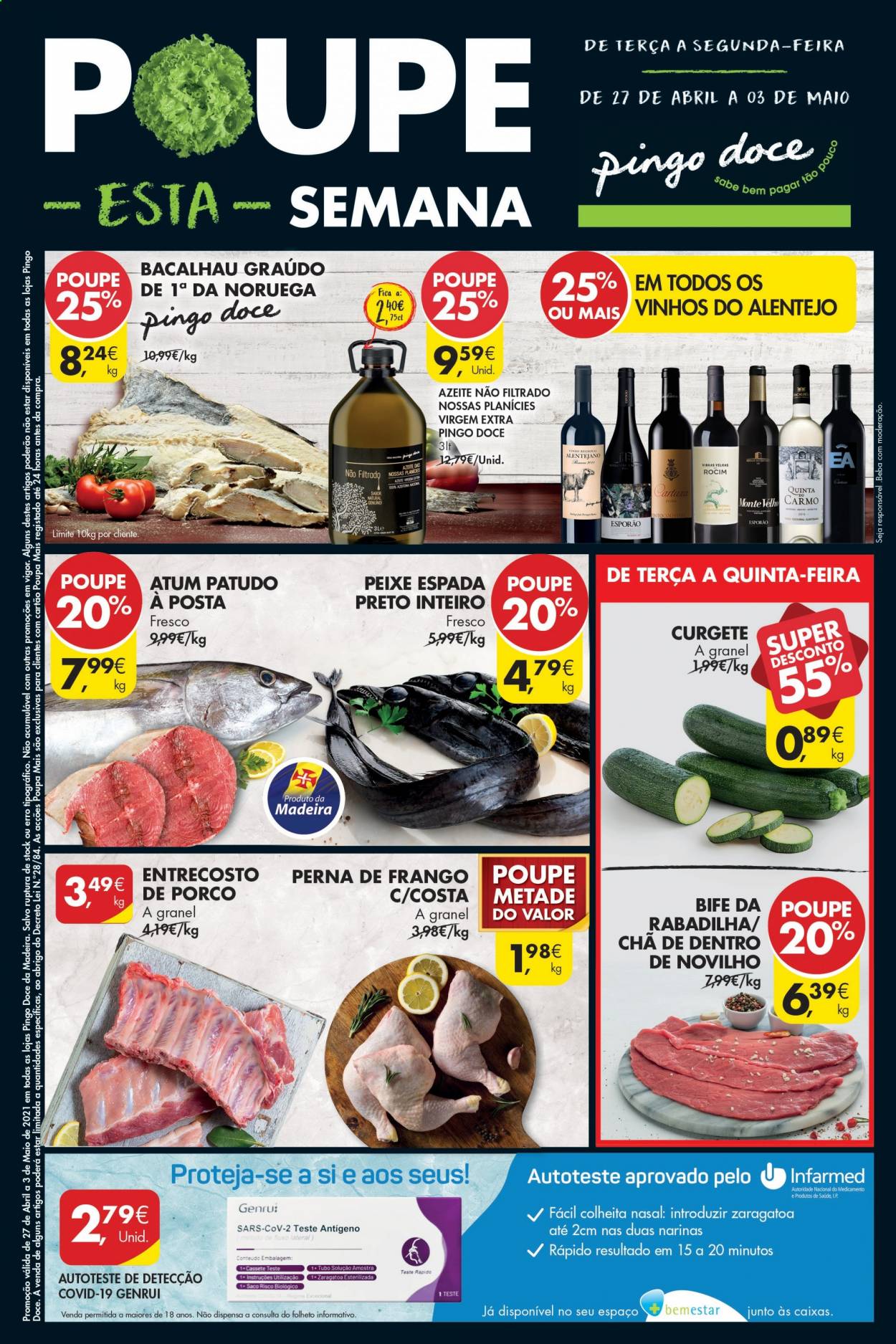 Folheto Pingo Doce - 27.4.2021 - 3.5.2021. Página 1