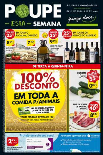 Folheto Pingo Doce - 27.4.2021 - 3.5.2021.