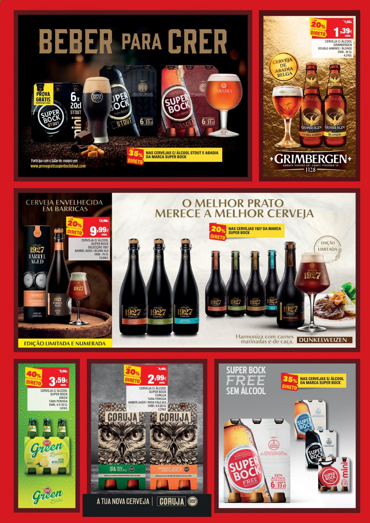 thumbnail - Folheto Continente - 27.4.2021 - 9.5.2021 - Produtos em promoção - cerveja sem álcool, Super Bock, limão, prato. Página 3.
