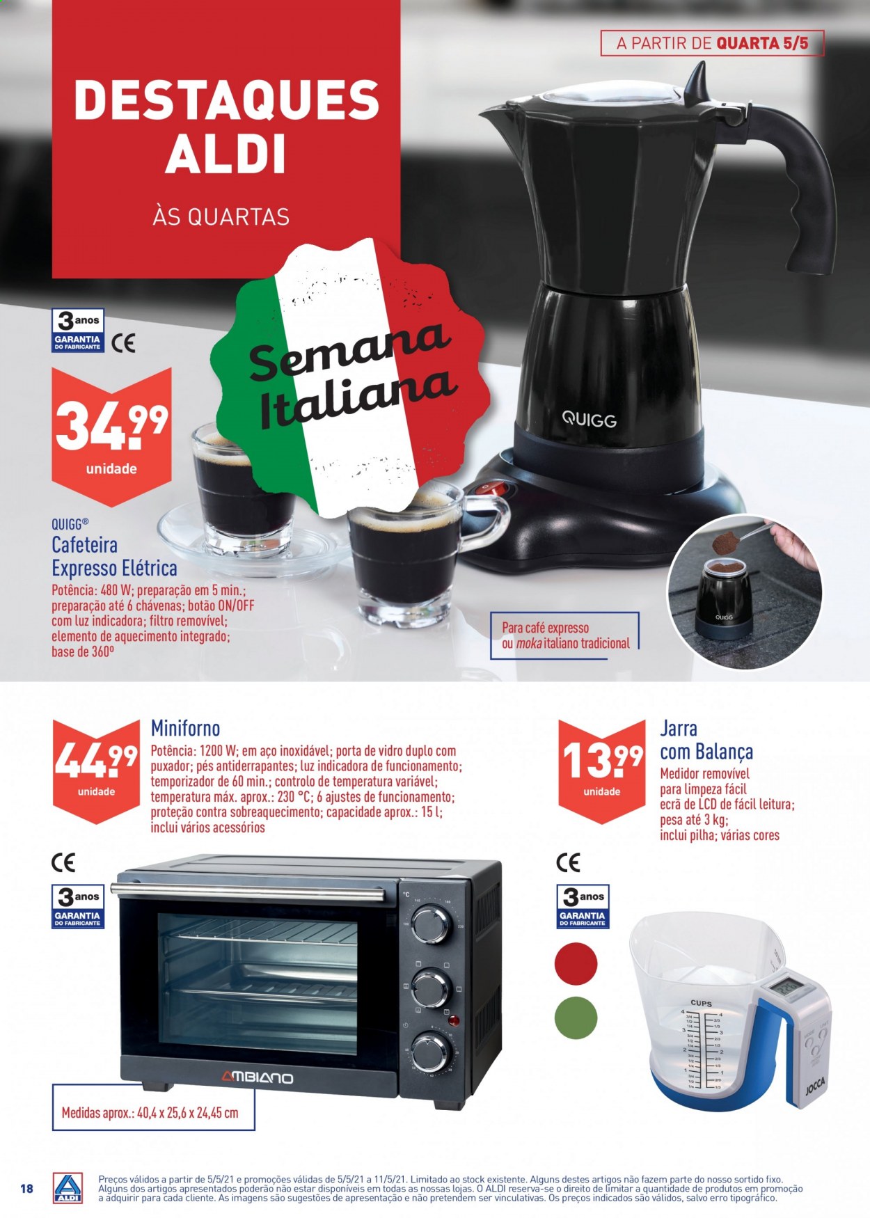 Folheto Aldi - 5.5.2021 - 11.5.2021. Página 18