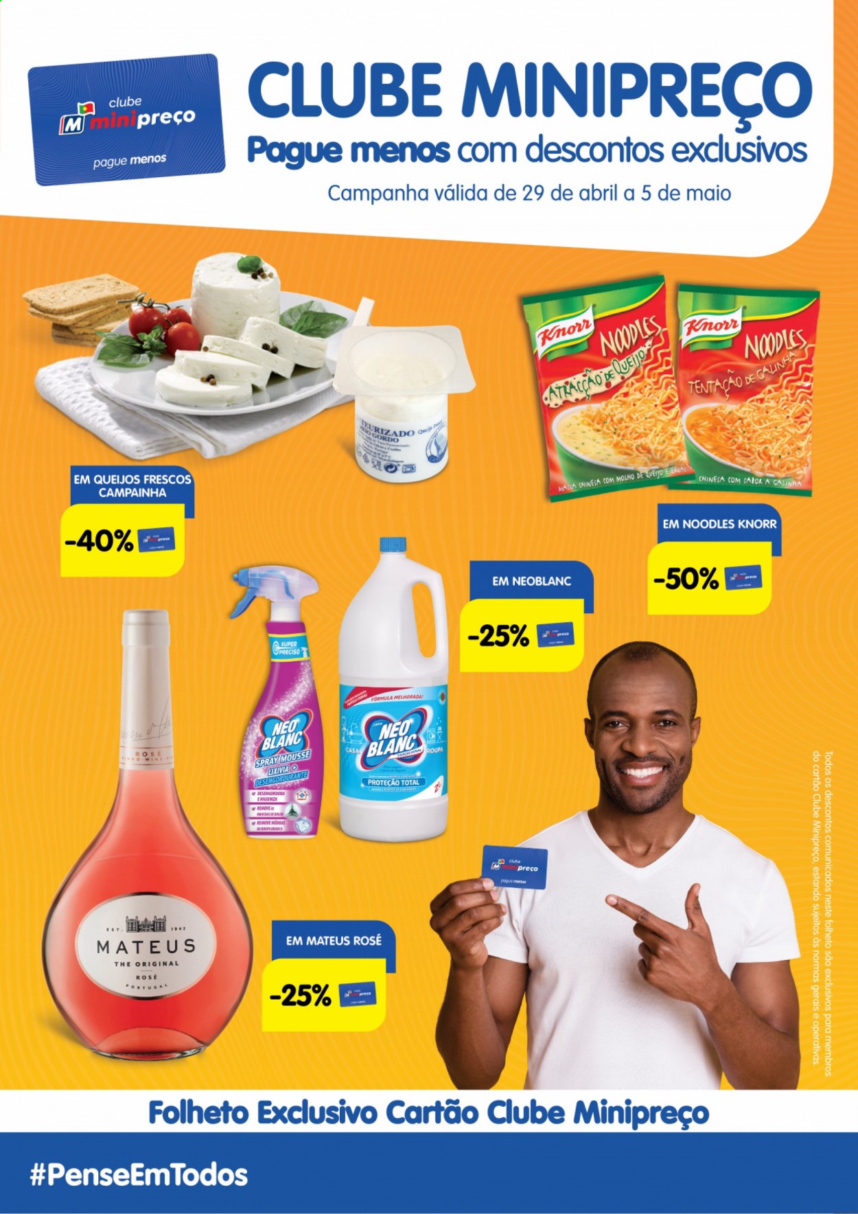 thumbnail - Folheto Minipreço - 29.4.2021 - 5.5.2021 - Produtos em promoção - Knorr, desengordurante. Página 1.