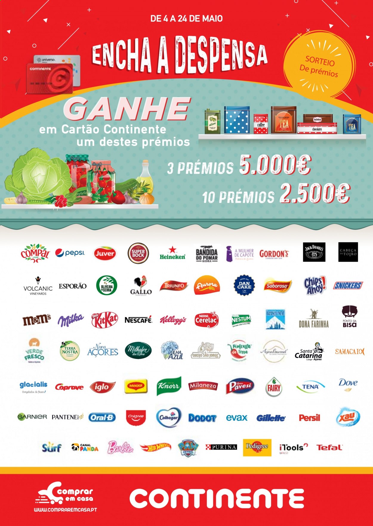 Folheto Continente Modelo - 4.5.2021 - 24.5.2021. Página 1