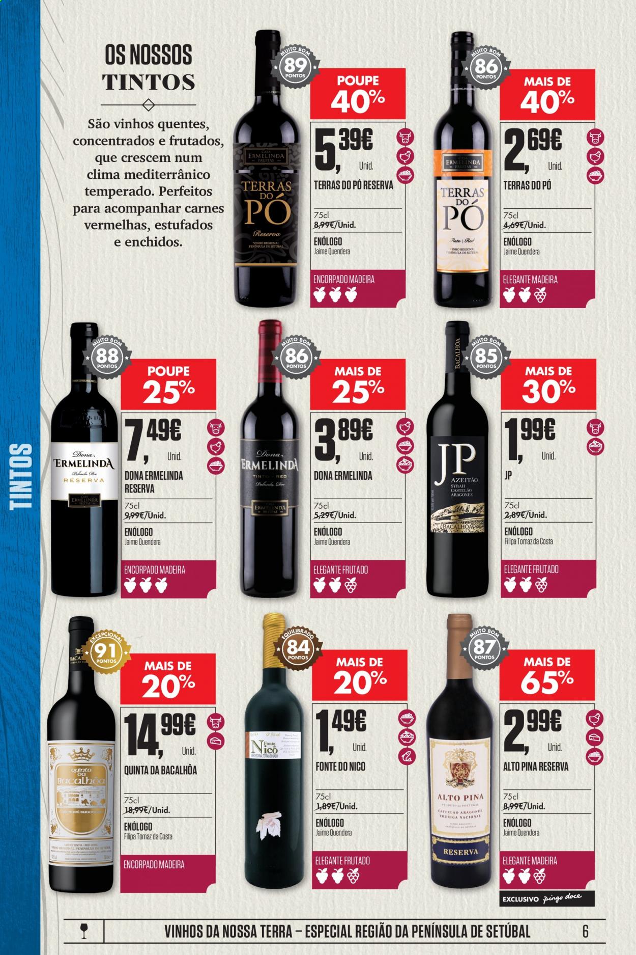 thumbnail - Folheto Pingo Doce - 5.5.2021 - 24.5.2021 - Produtos em promoção - vinho. Página 6.
