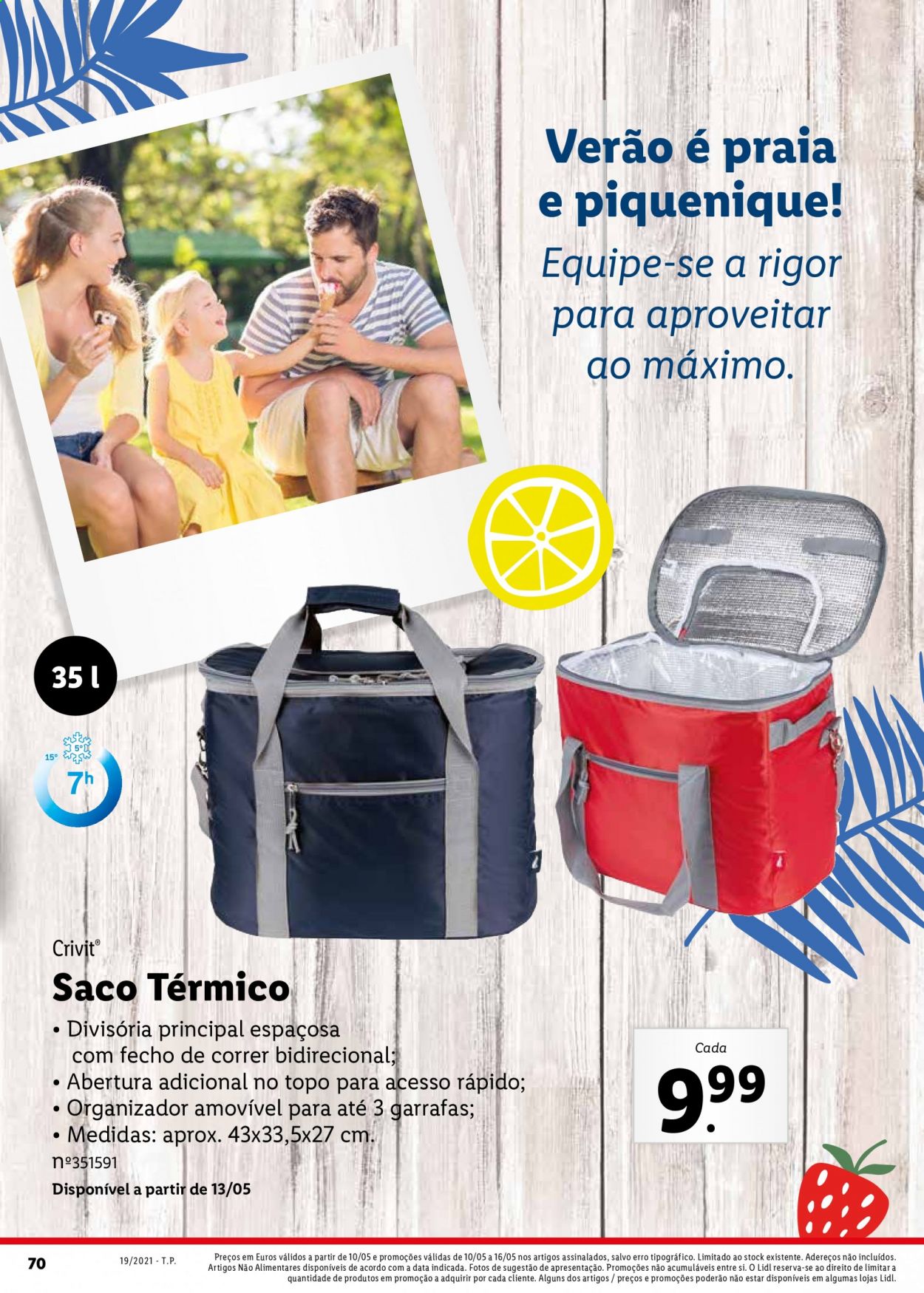 Folheto Lidl - 10.5.2021 - 16.5.2021. Página 70