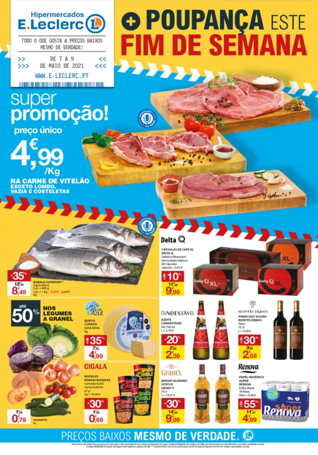 Folheto E.Leclerc - 7.5.2021 - 9.5.2021. Página 1