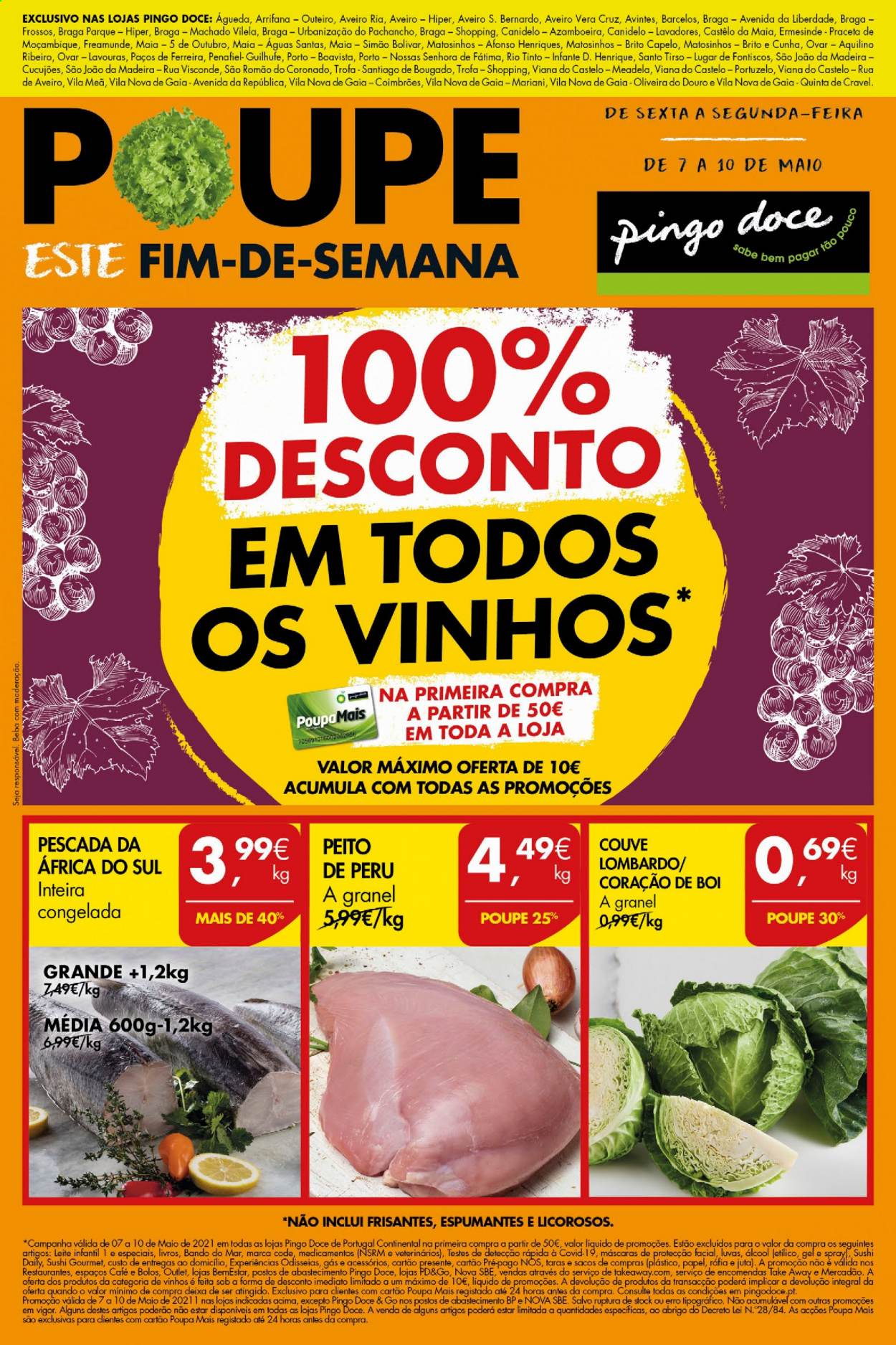 Folheto Pingo Doce - 7.5.2021 - 10.5.2021. Página 1