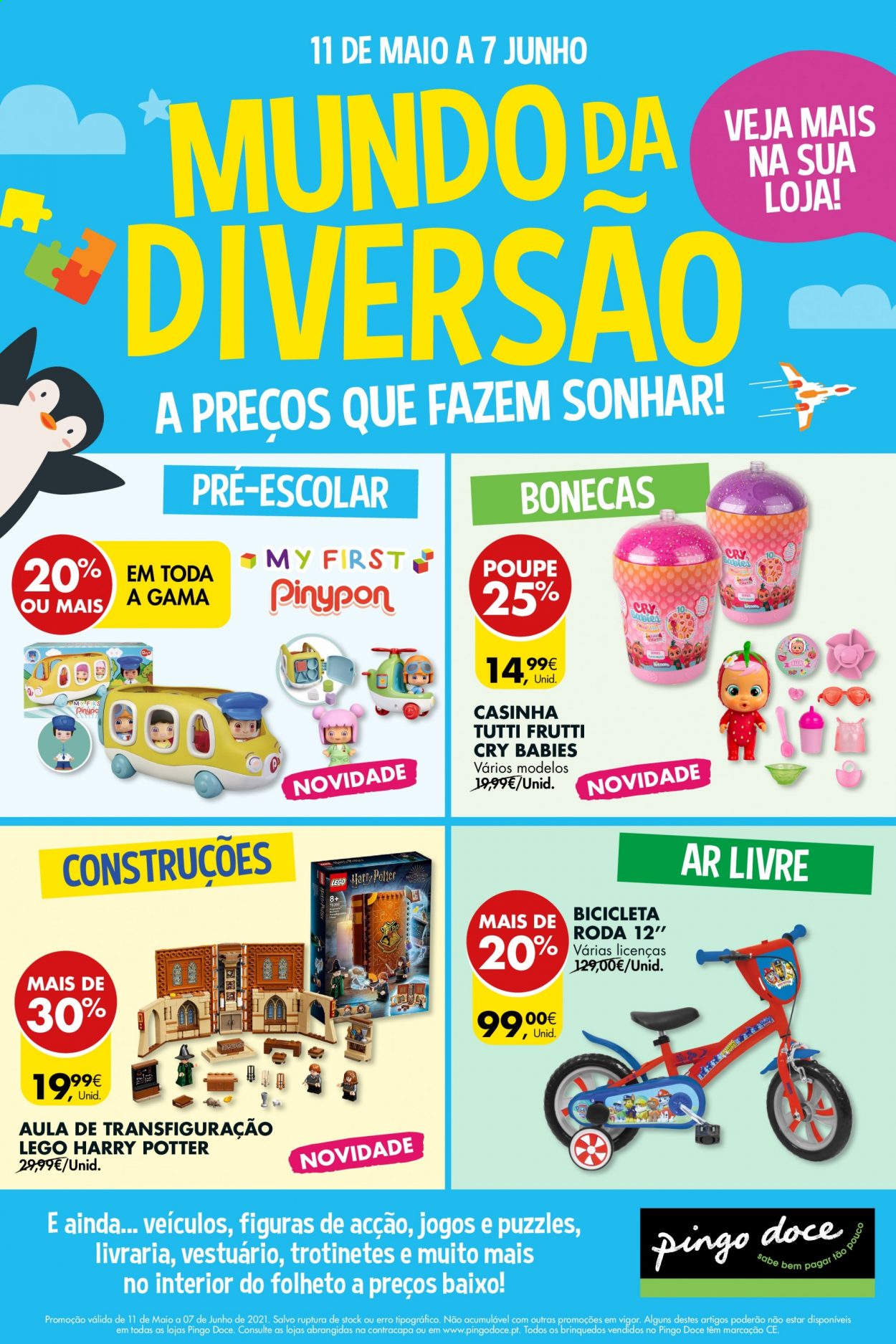 Folheto Pingo Doce - 11.5.2021 - 7.6.2021. Página 1