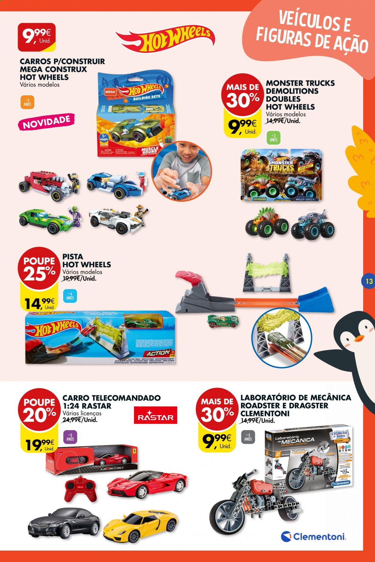 thumbnail - Folheto Pingo Doce - 11.5.2021 - 7.6.2021 - Produtos em promoção - Hot Wheels, carro brinquedo. Página 13.
