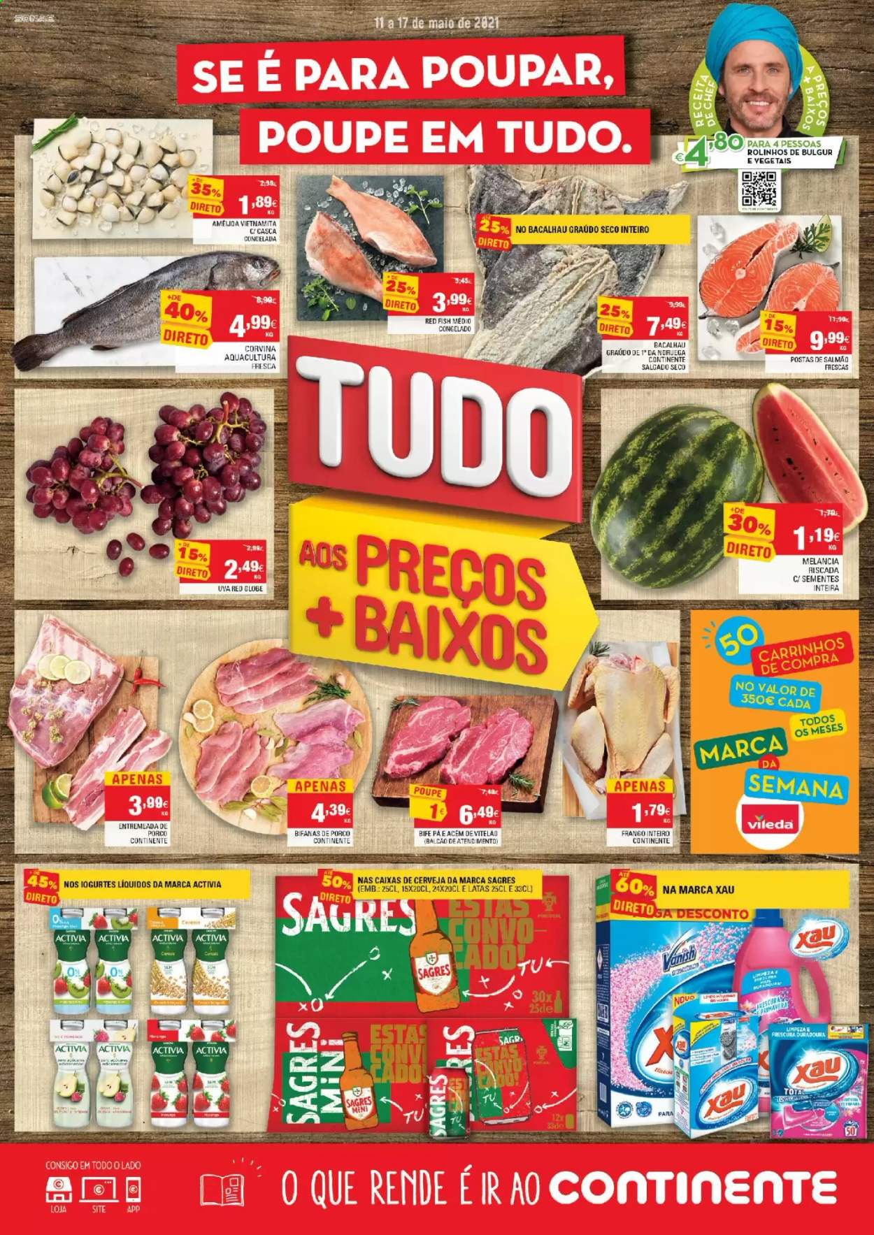Folheto Continente Bom Dia - 11.5.2021 - 17.5.2021. Página 1