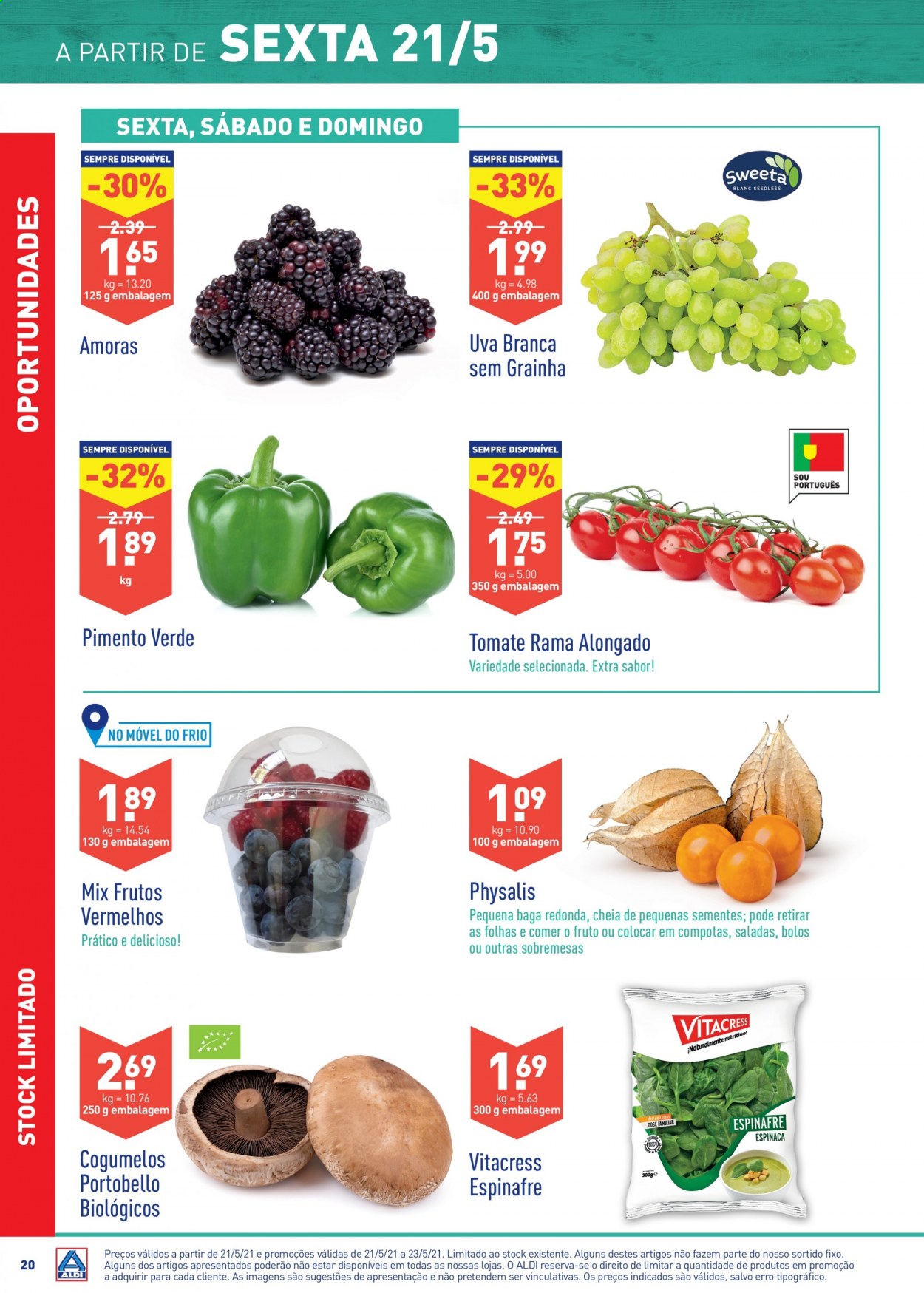 Folheto Aldi - 19.5.2021 - 25.5.2021. Página 20