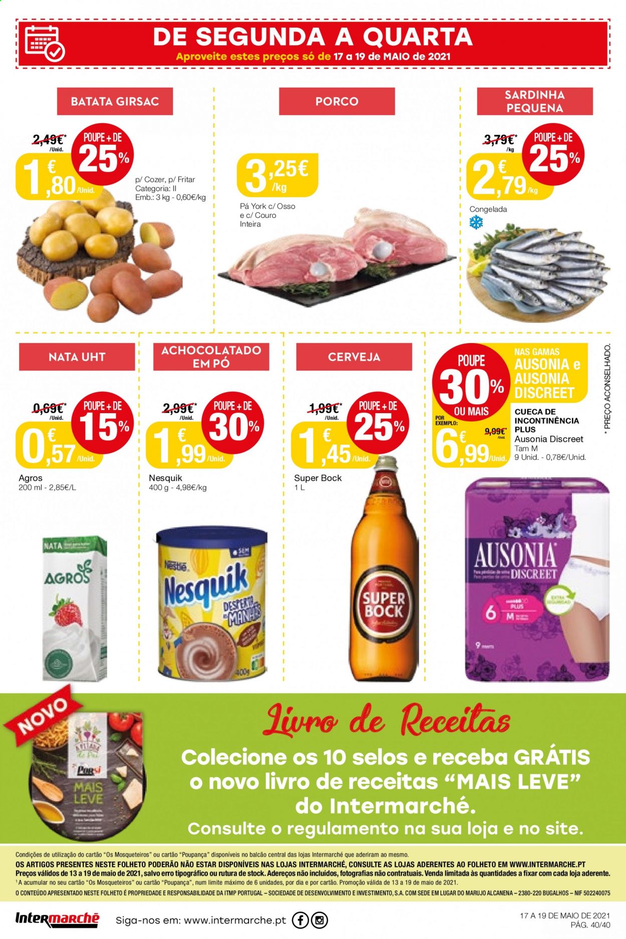 Folheto Intermarché - 13.5.2021 - 19.5.2021. Página 40