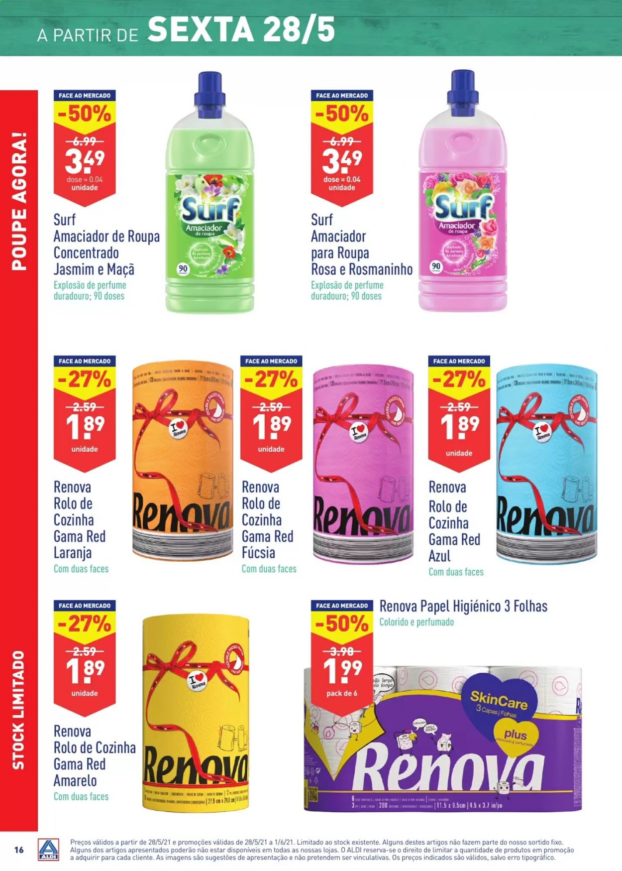 Folheto Aldi - 26.5.2021 - 1.6.2021. Página 16