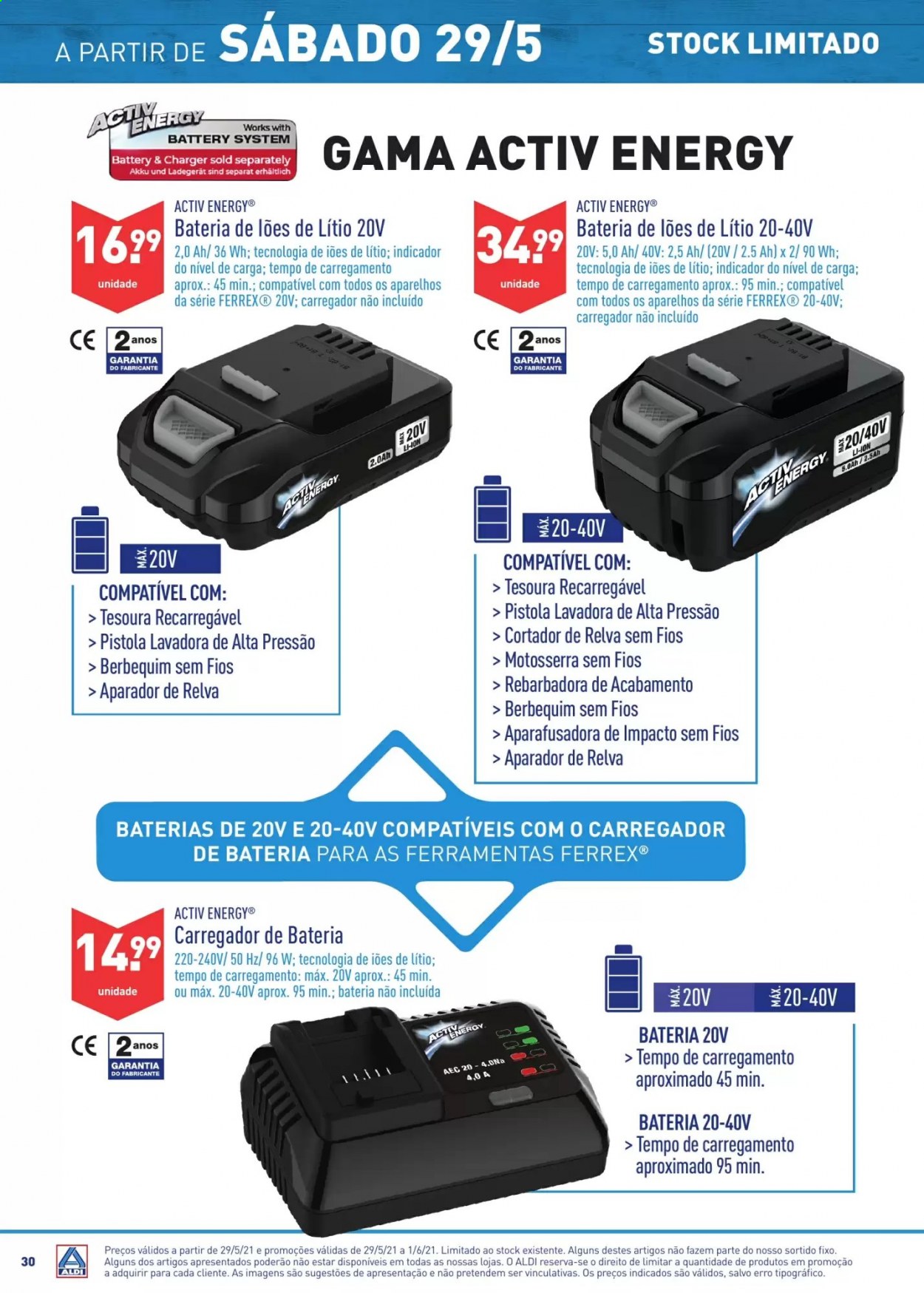 Folheto Aldi - 26.5.2021 - 1.6.2021. Página 30