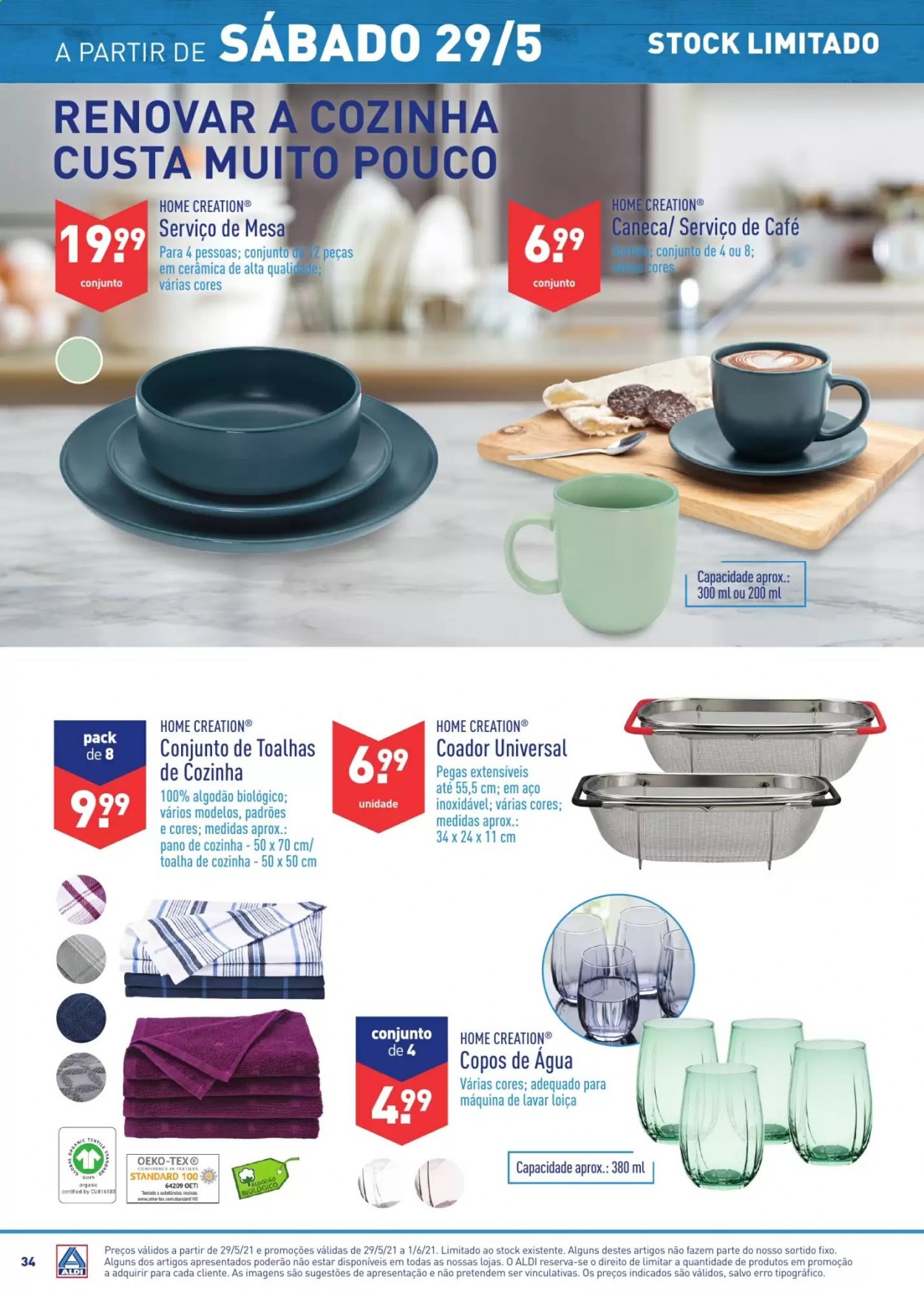 Folheto Aldi - 26.5.2021 - 1.6.2021. Página 34