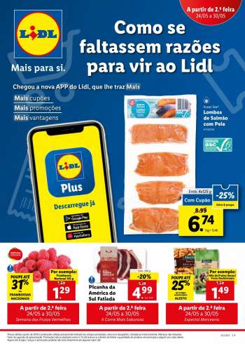 Folheto Lidl - 24.5.2021 - 30.5.2021.