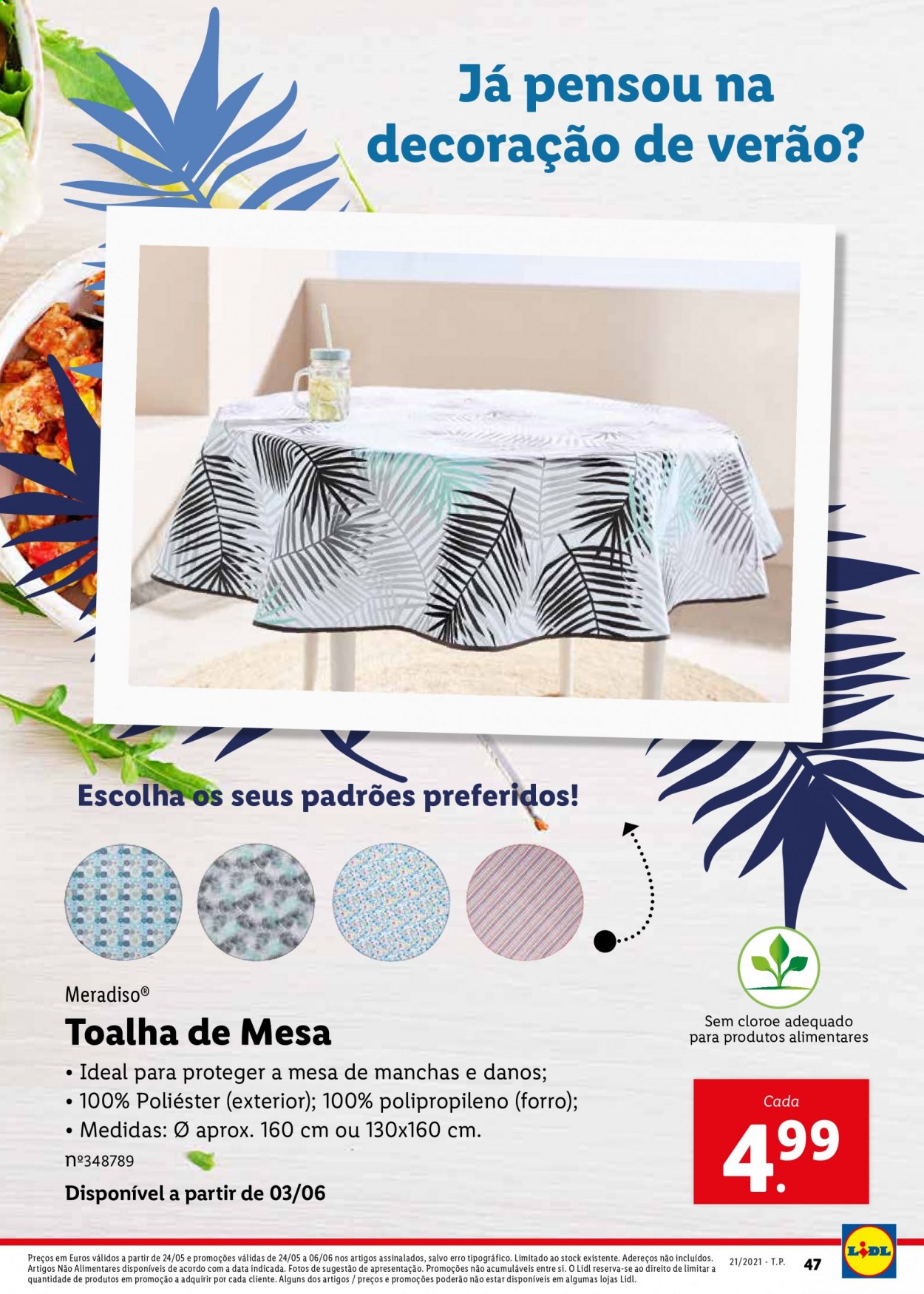 Folheto Lidl - 24.5.2021 - 6.6.2021. Página 47