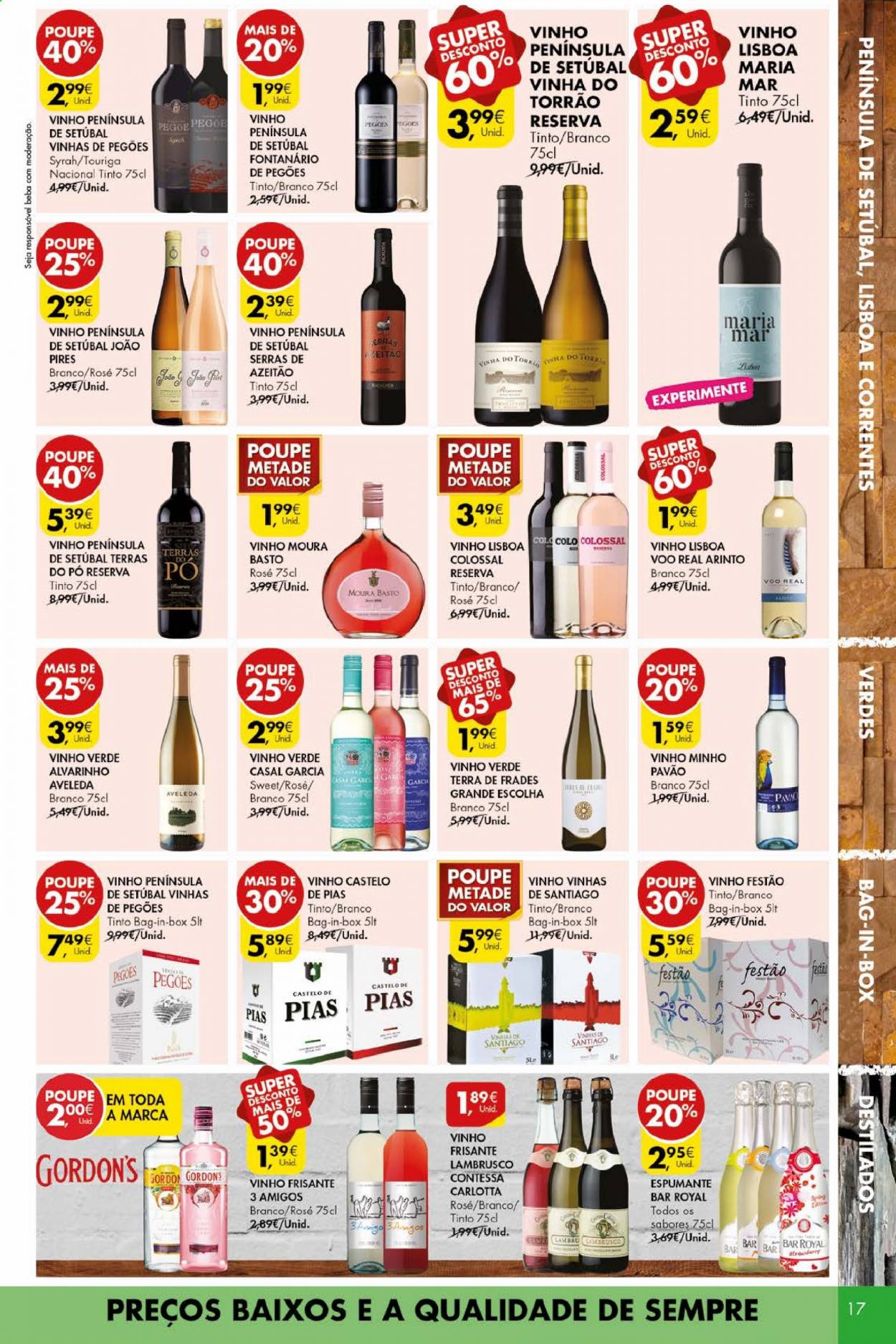 thumbnail - Folheto Pingo Doce - 25.5.2021 - 31.5.2021 - Produtos em promoção - espumante, vinho frisante, syrah, lambrusco. Página 17.